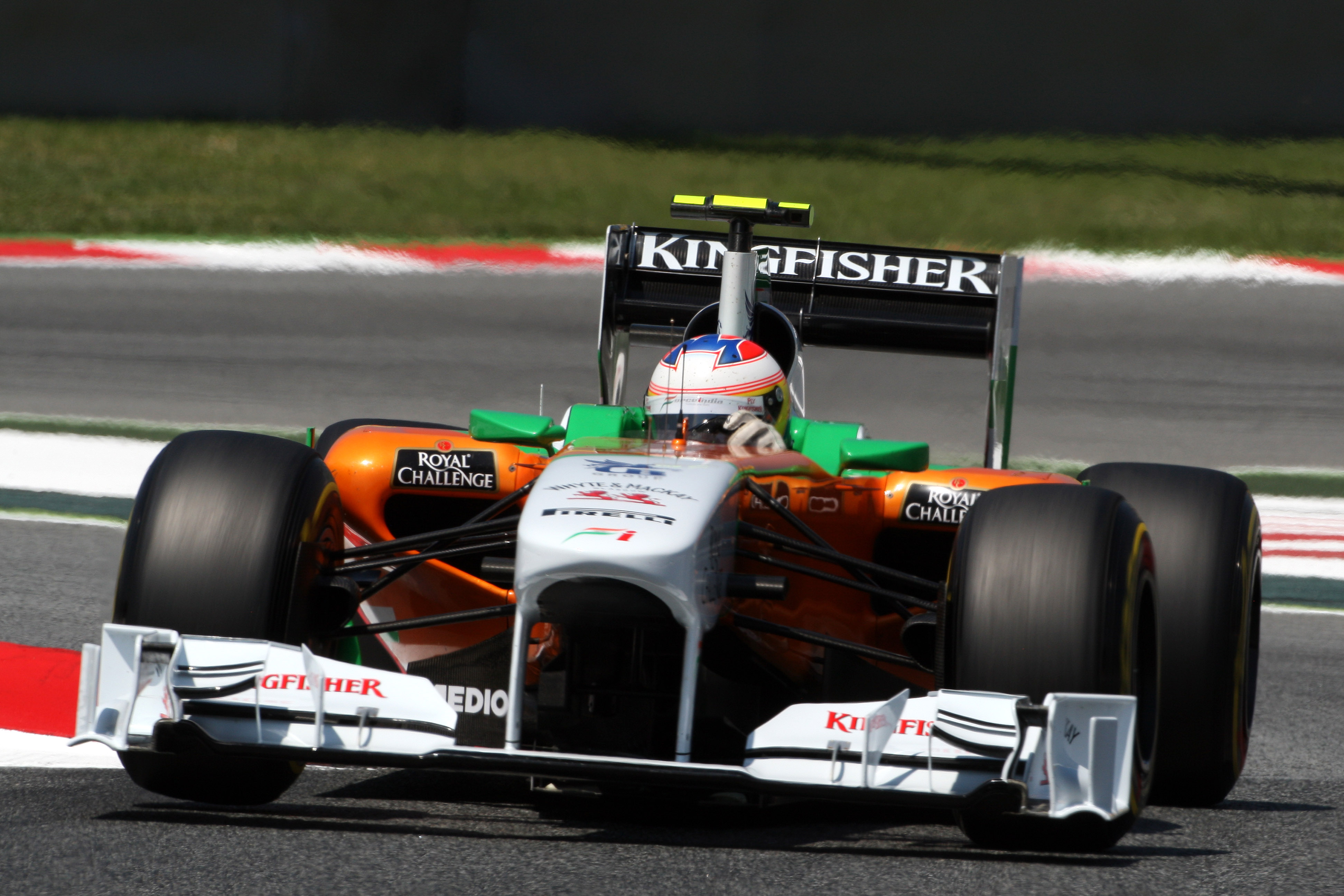 Force India strandt in tweede kwalificatie