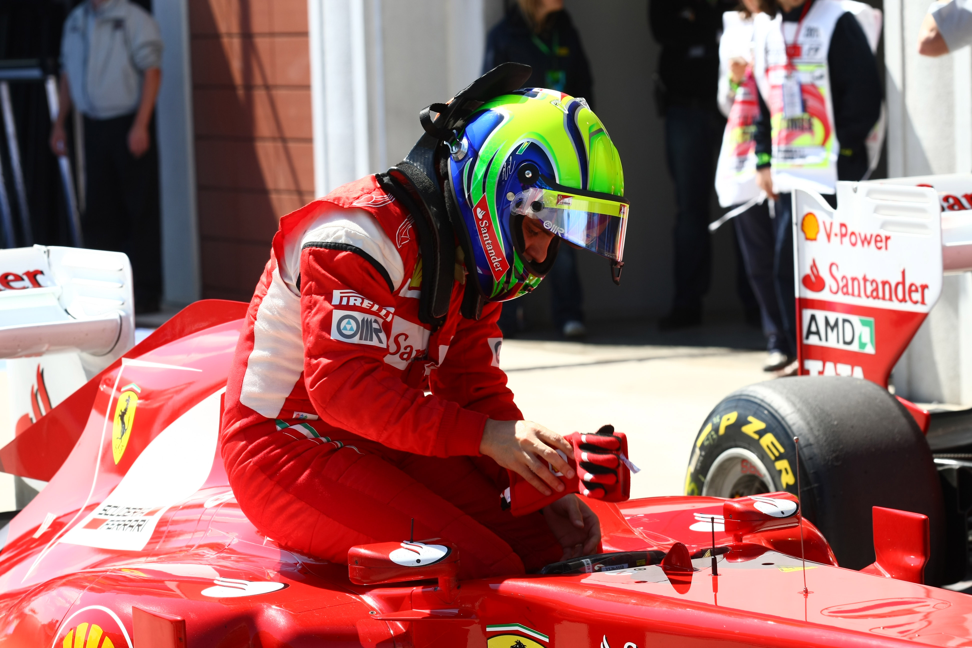 Massa ziet Ferrari eerste stappen zetten