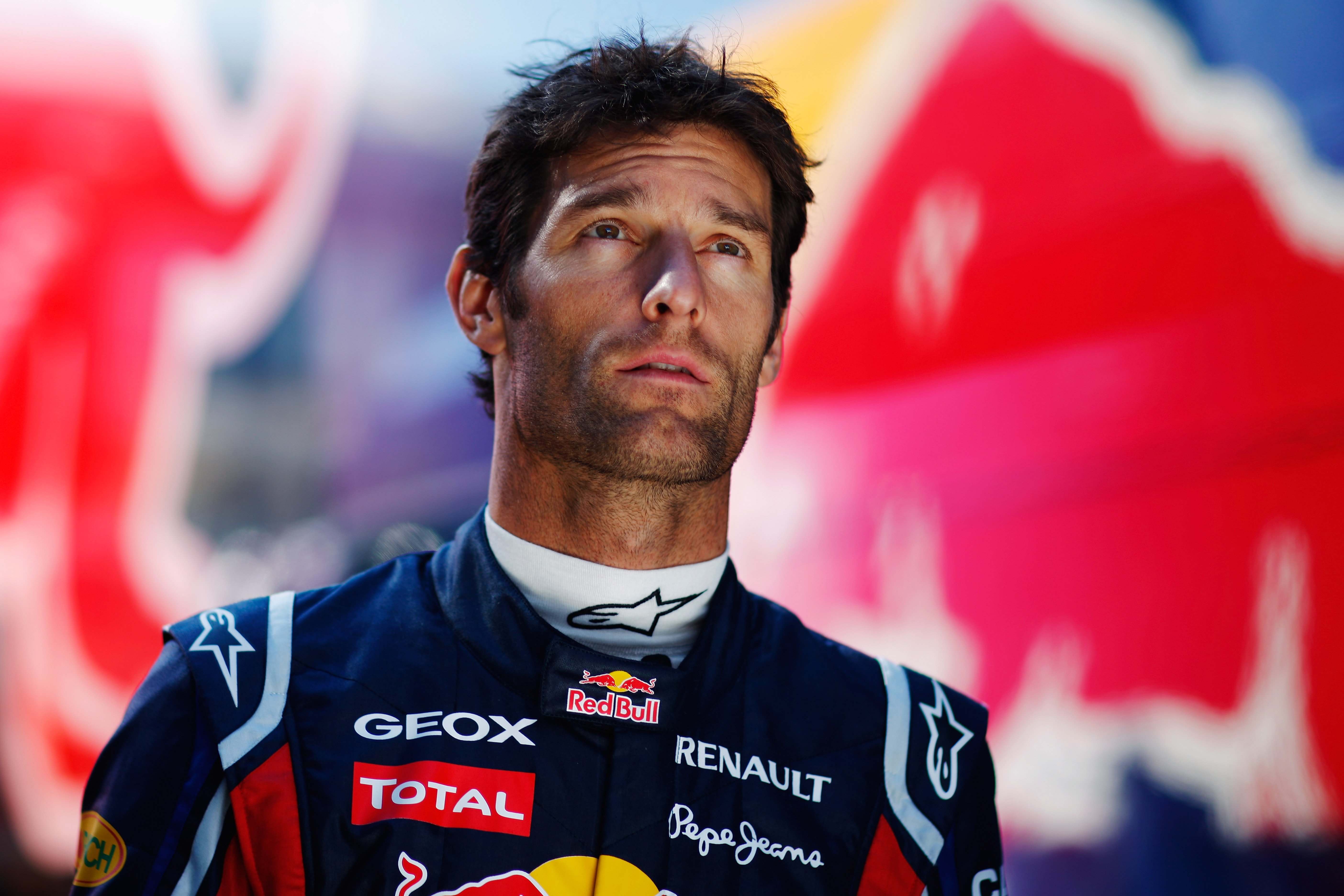 Webber niet bezig met vertrek bij Red Bull