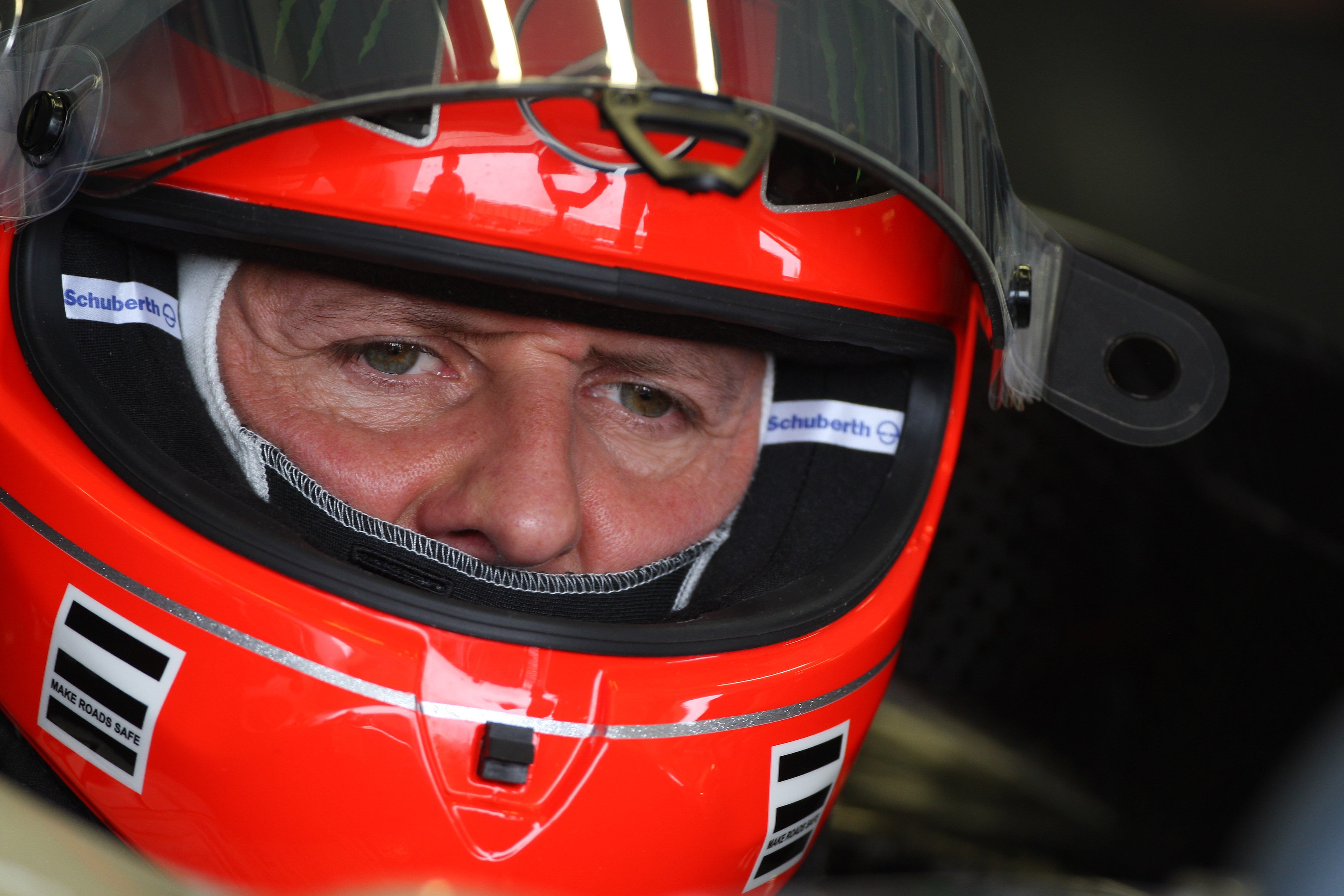 Schumacher: ‘Podium kunnen we op onze buik schrijven’
