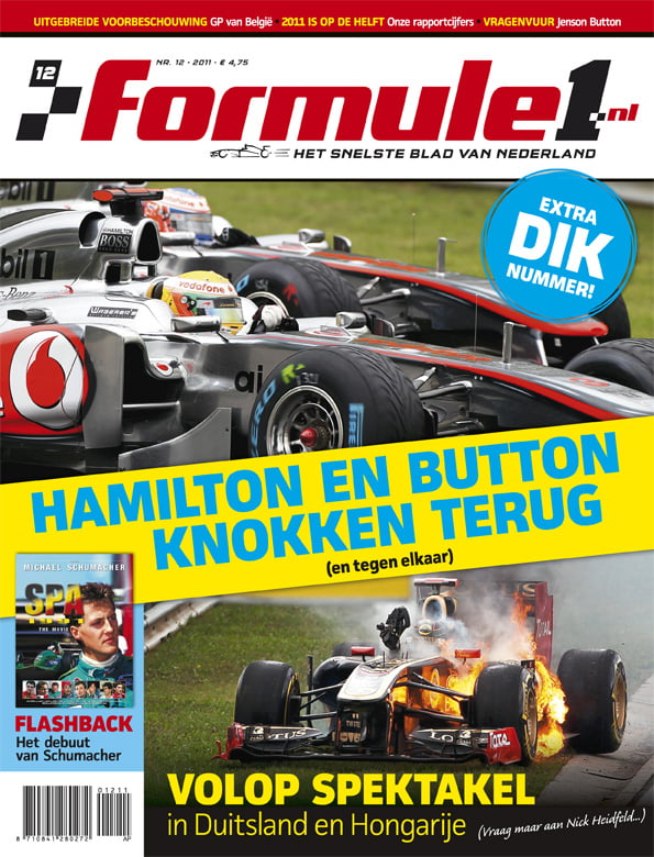 Formule 1 nr. 12 is uit!