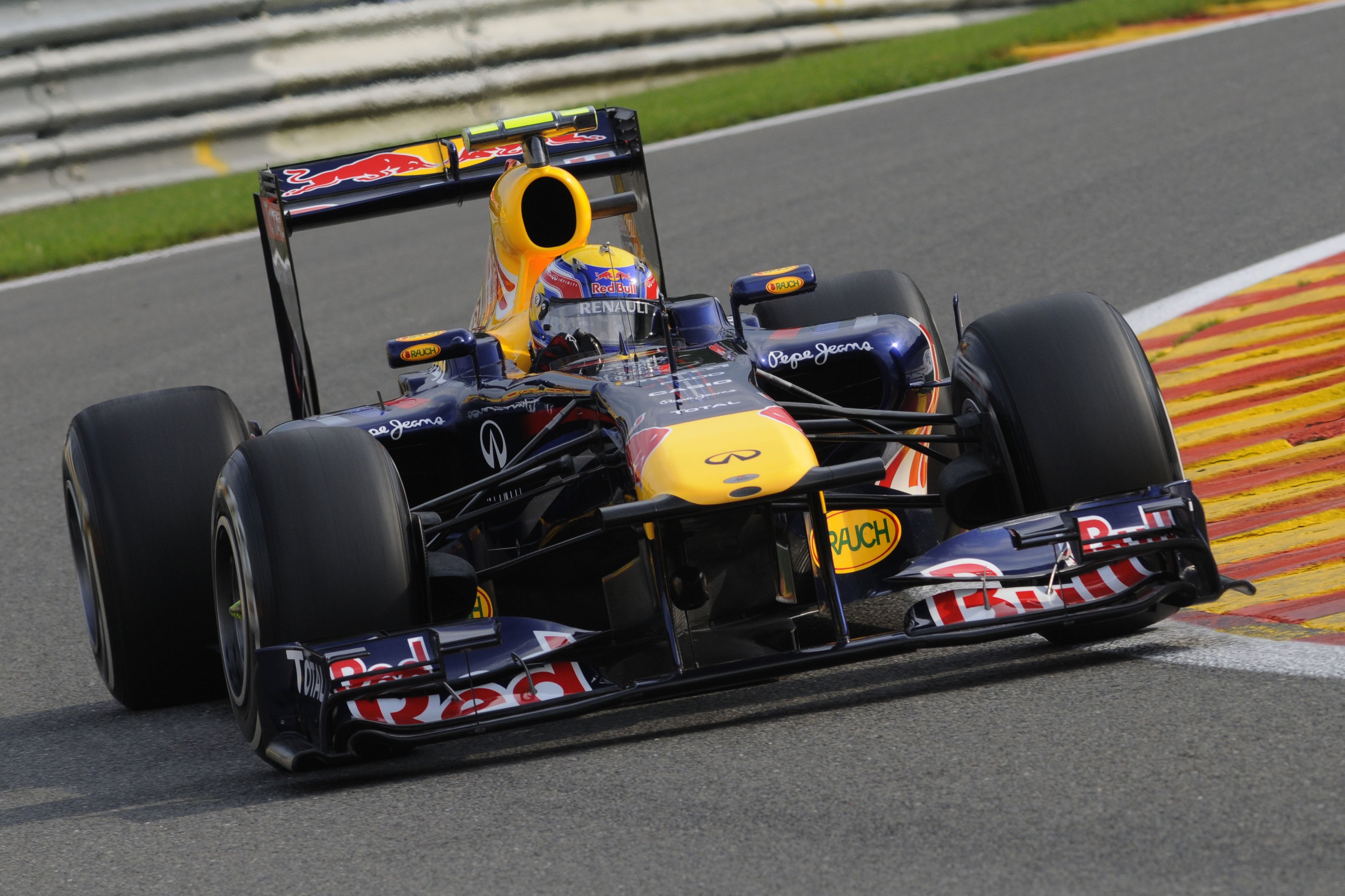 VT2: opnieuw regen, Webber de snelste