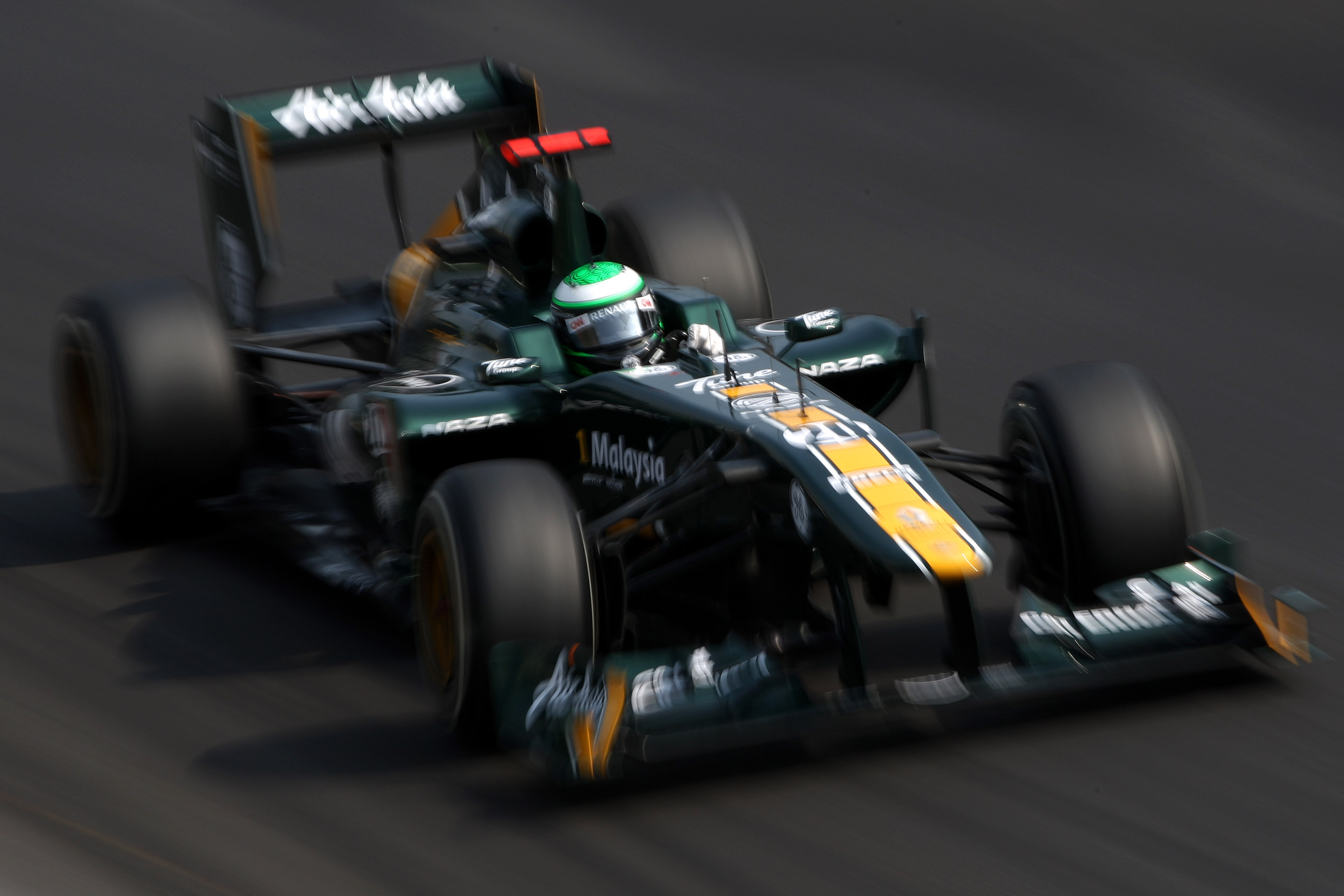 Lachende gezichten bij Team Lotus