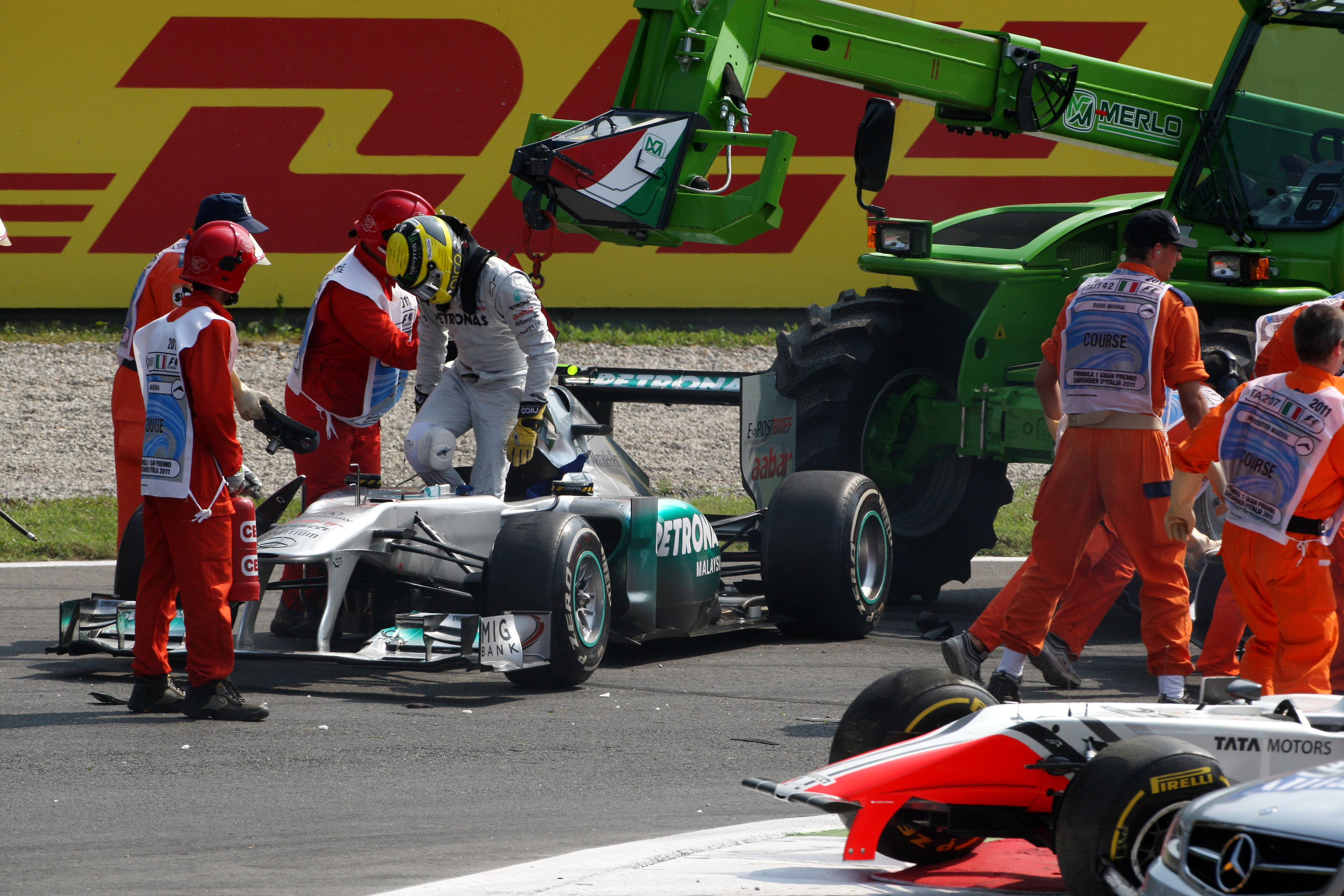 Rosberg is snel klaar in Italië