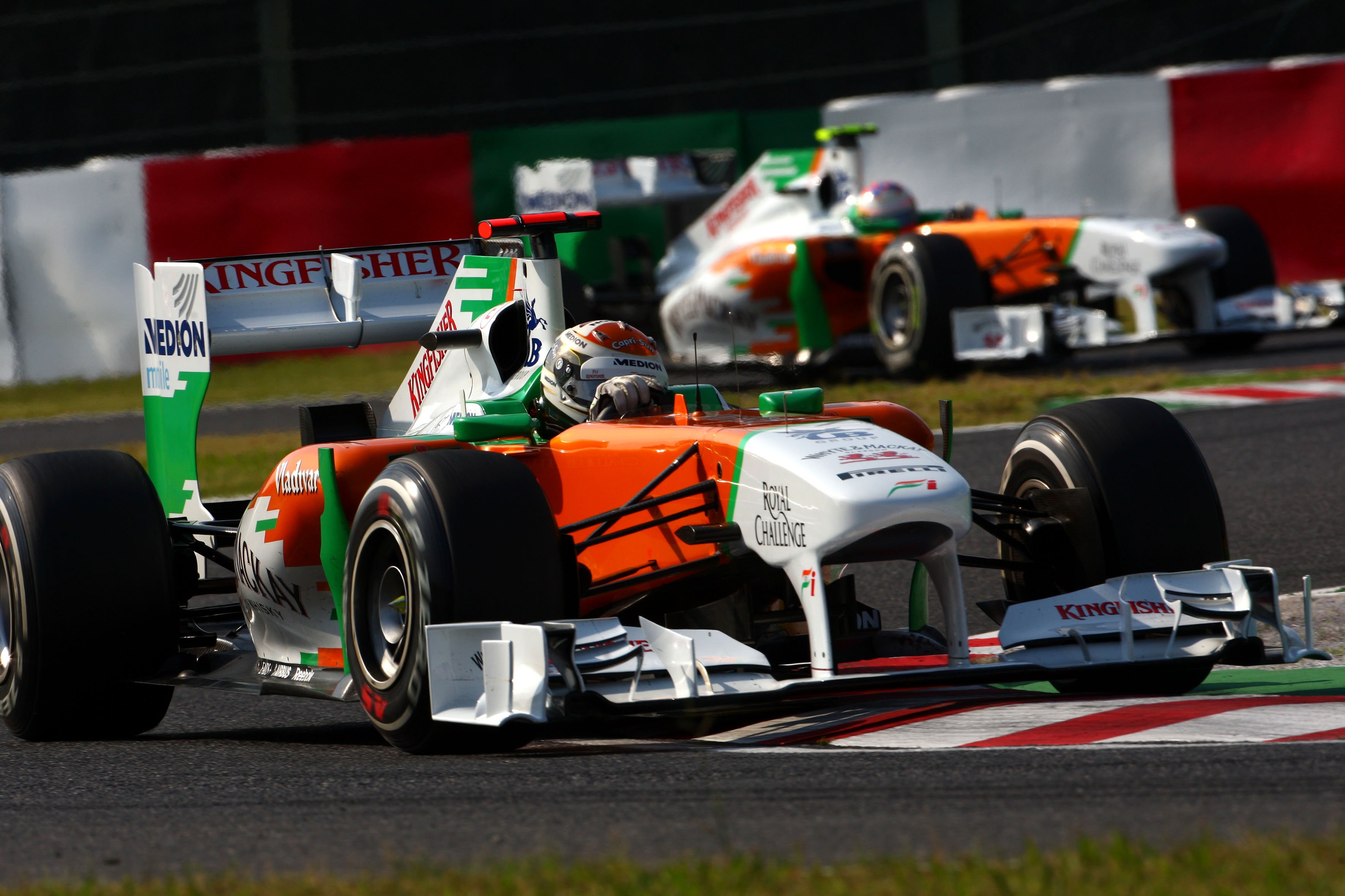 Geen competitieve start voor Force India