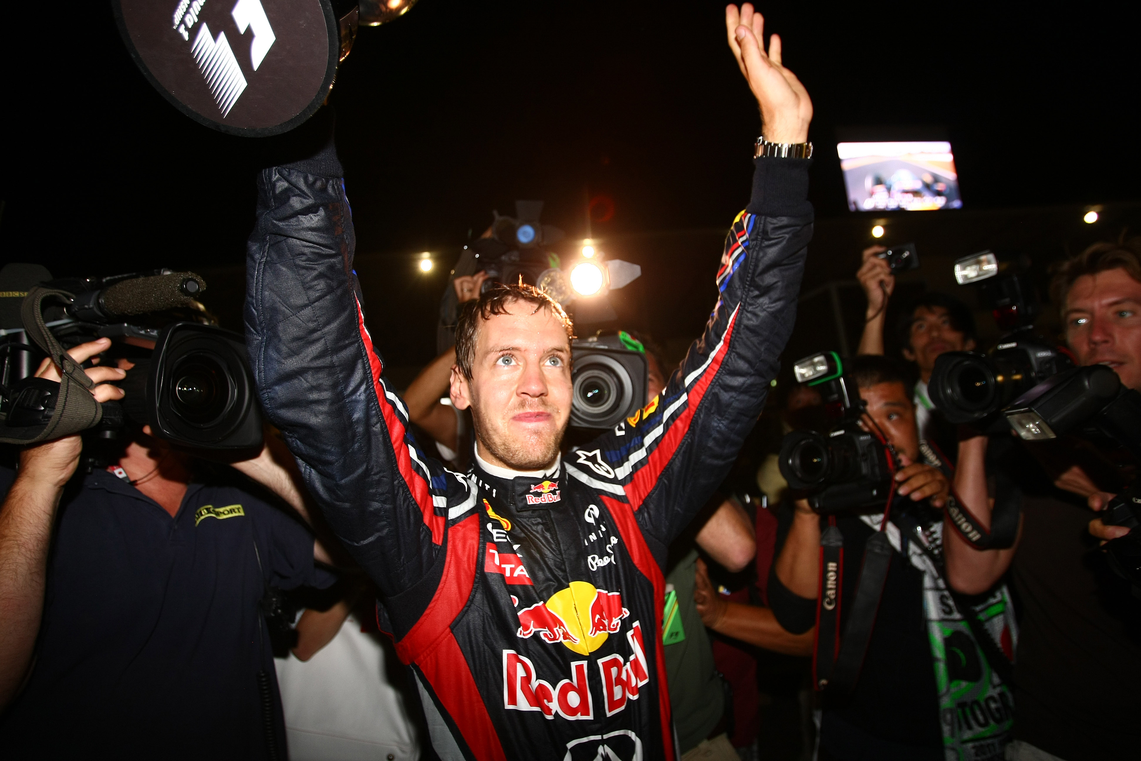 Foto’s: De dag dat Vettel zijn titel prolongeerde
