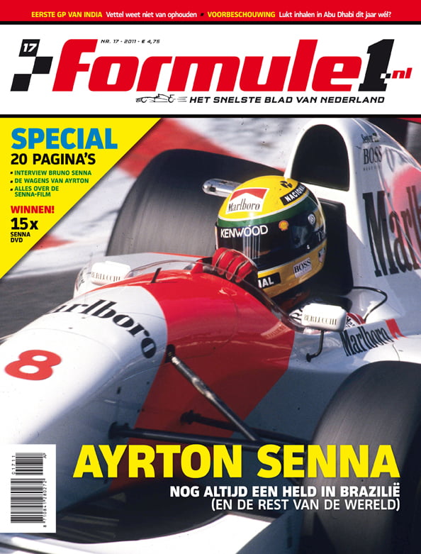 Formule 1 nr. 17 is uit!