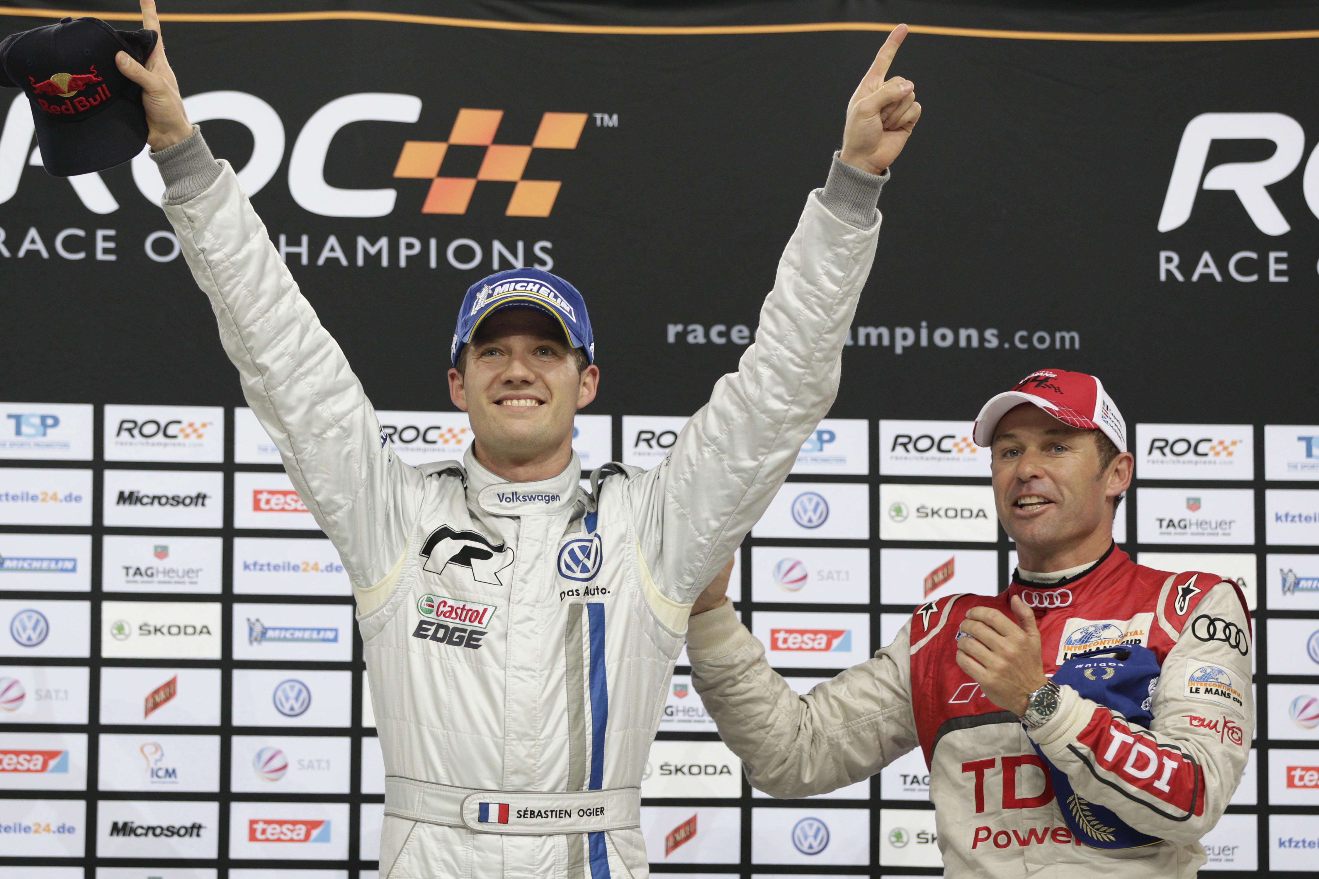 Rallyrijder Ogier wint Race of Champions