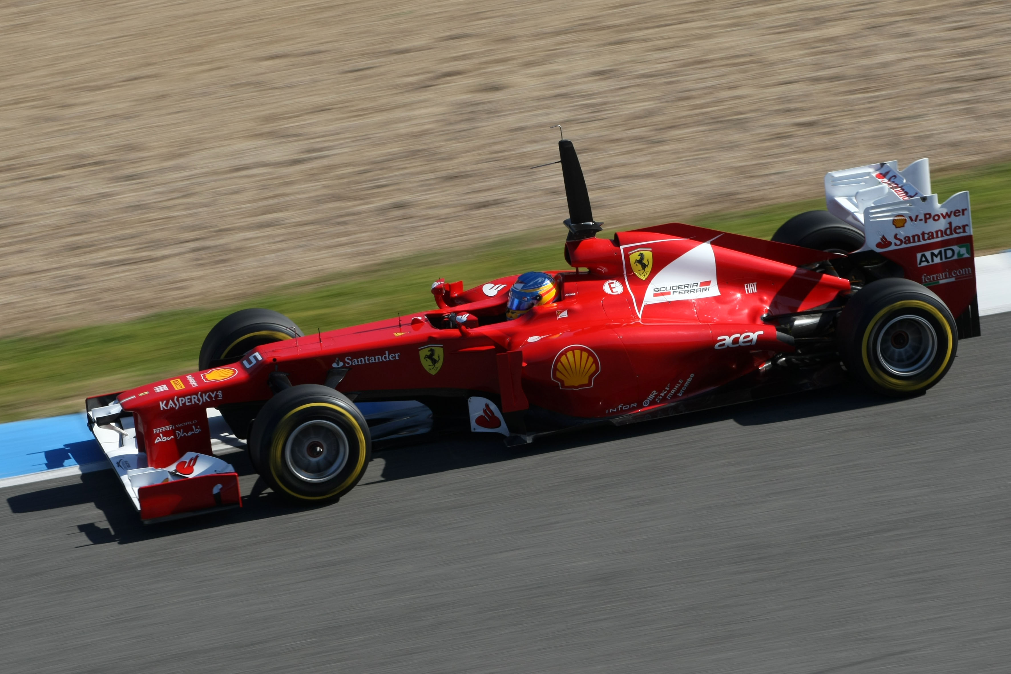 Alonso snelste op slotdag in Jerez