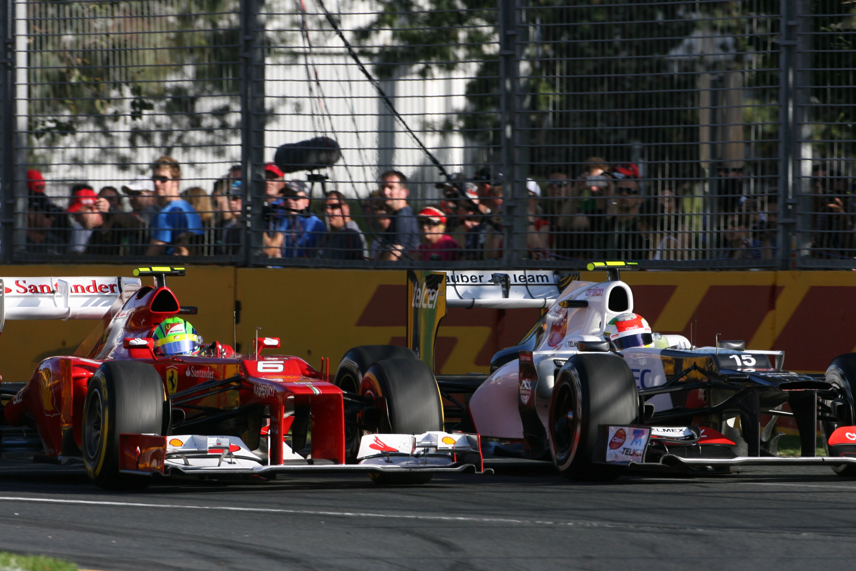 Massa en Pérez blijven kalm onder Ferrari-speculatie