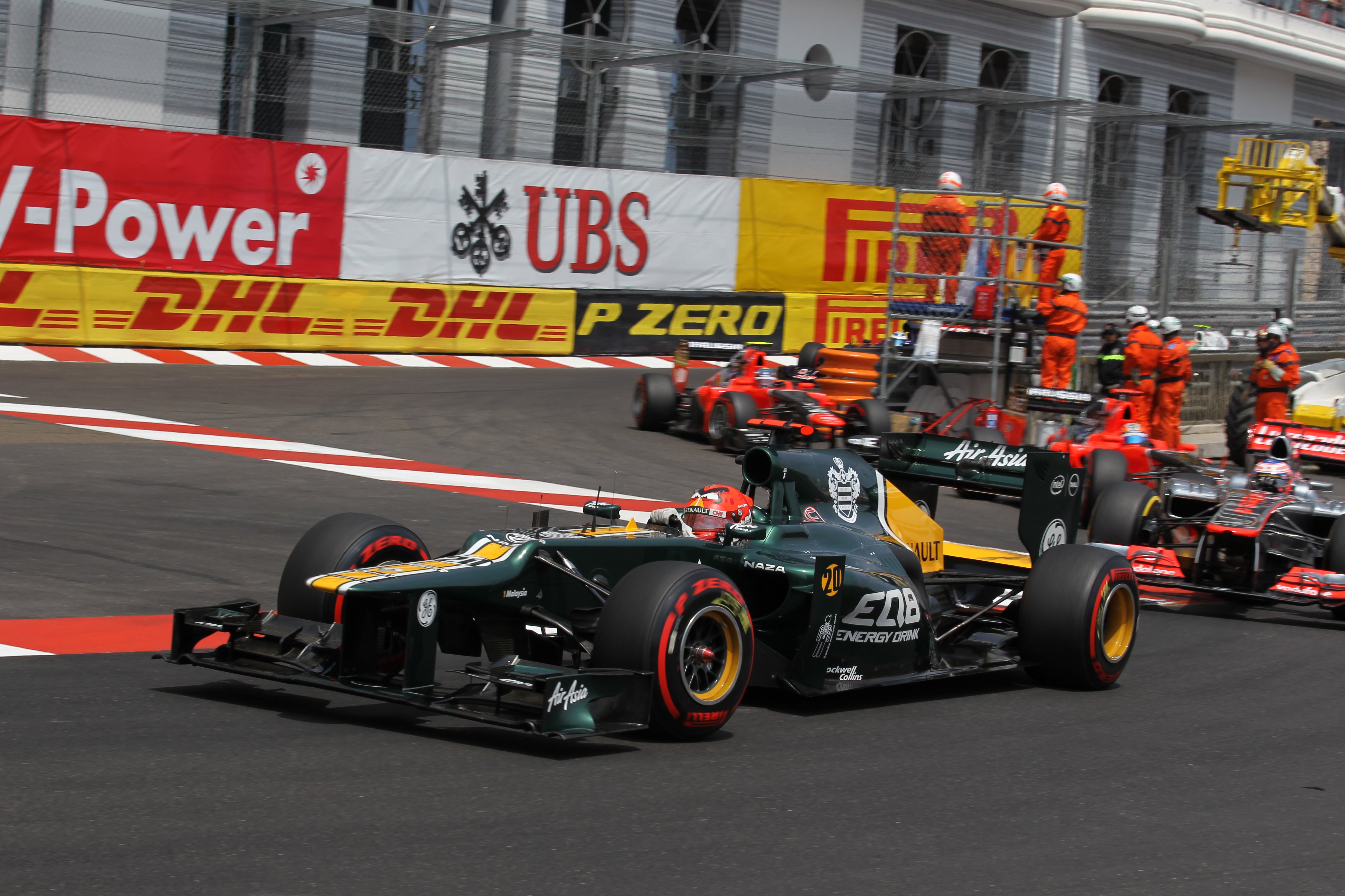 Kovalainen magistraal in Monaco