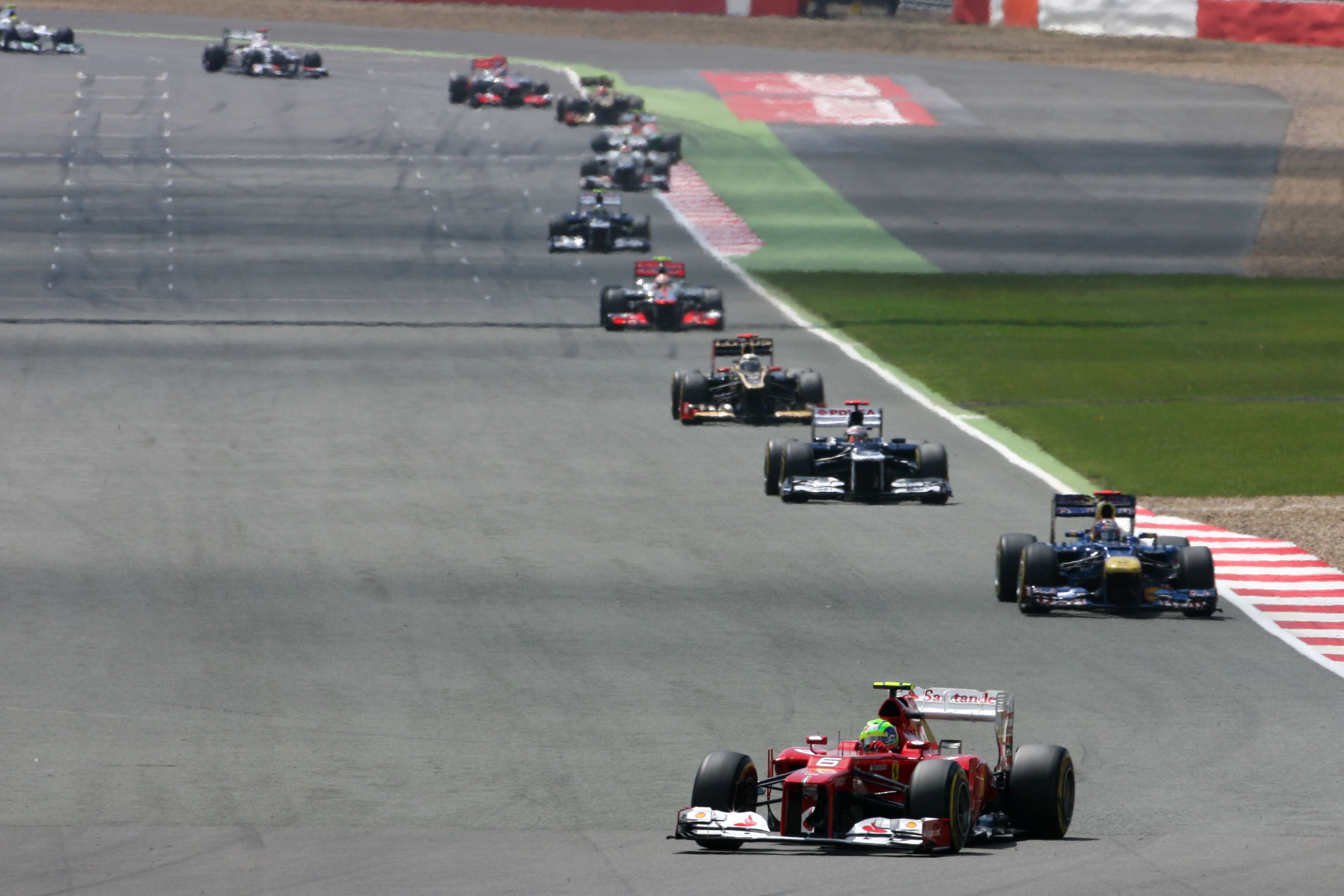 Massa imponeert op Silverstone