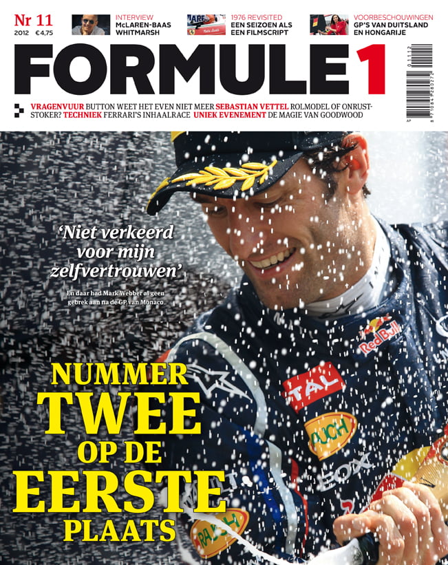 Formule 1 nr. 11 is uit!