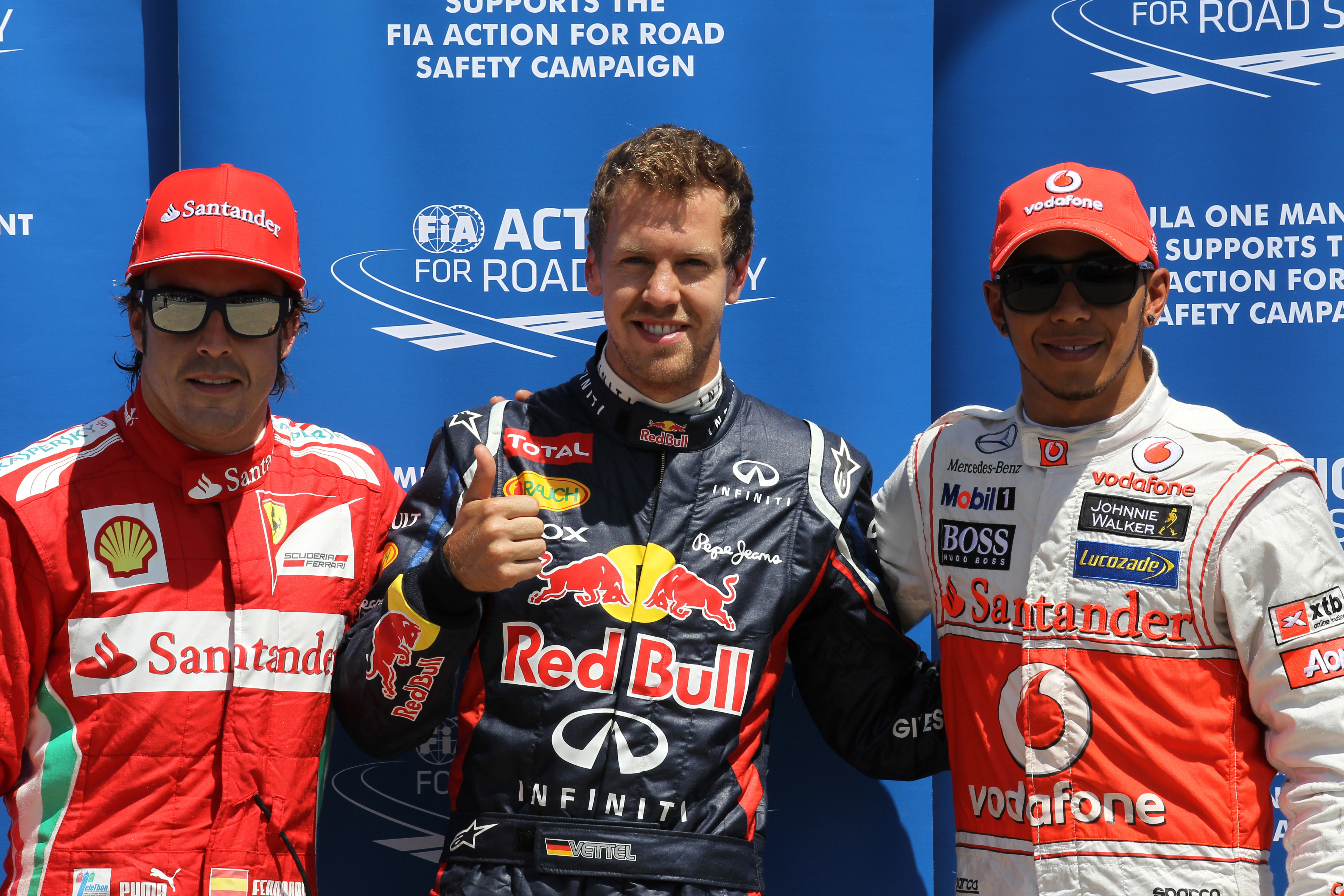 Vettel: ‘Alonso en Hamilton zijn grootheden’