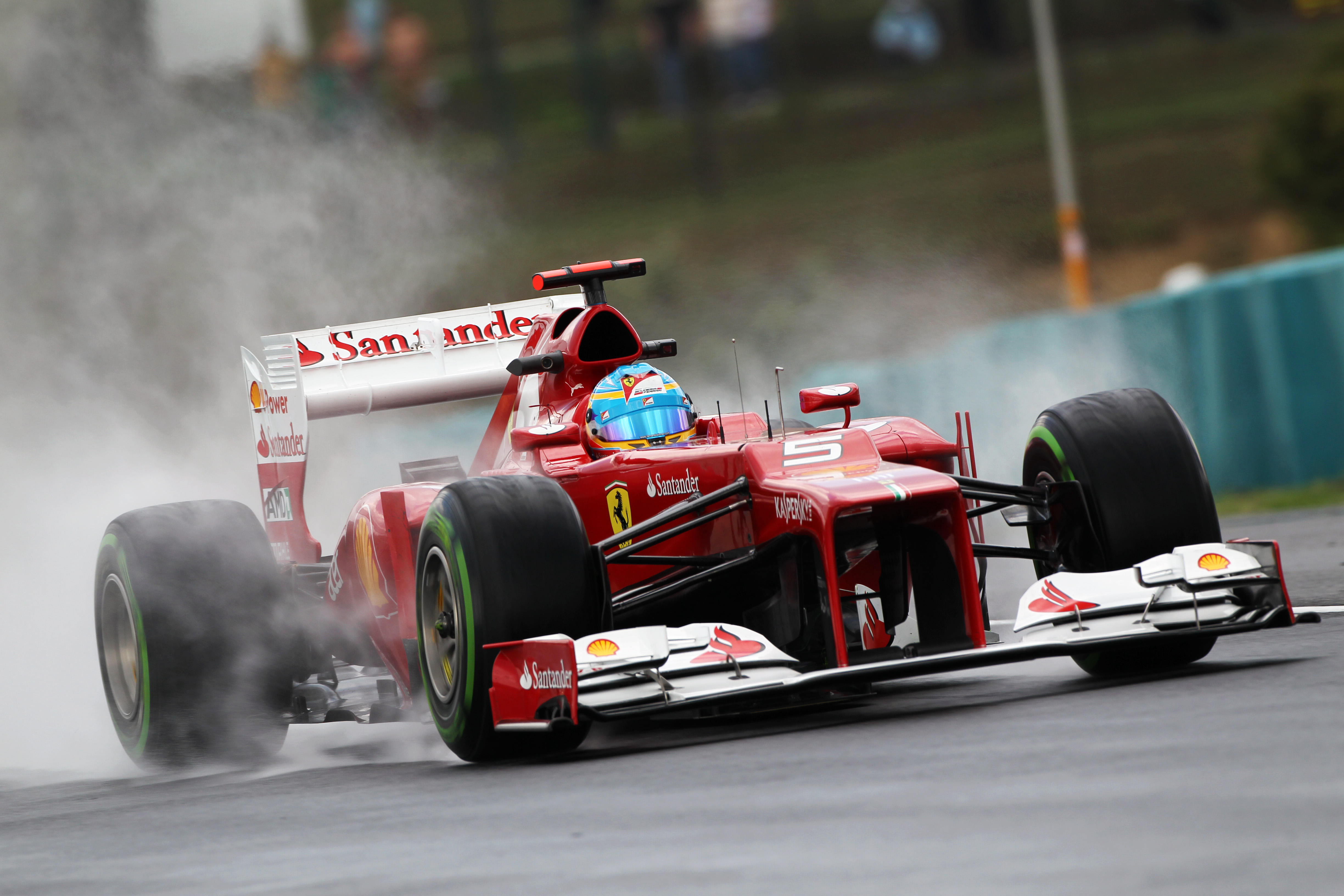 Alonso hoopt op een regenrace