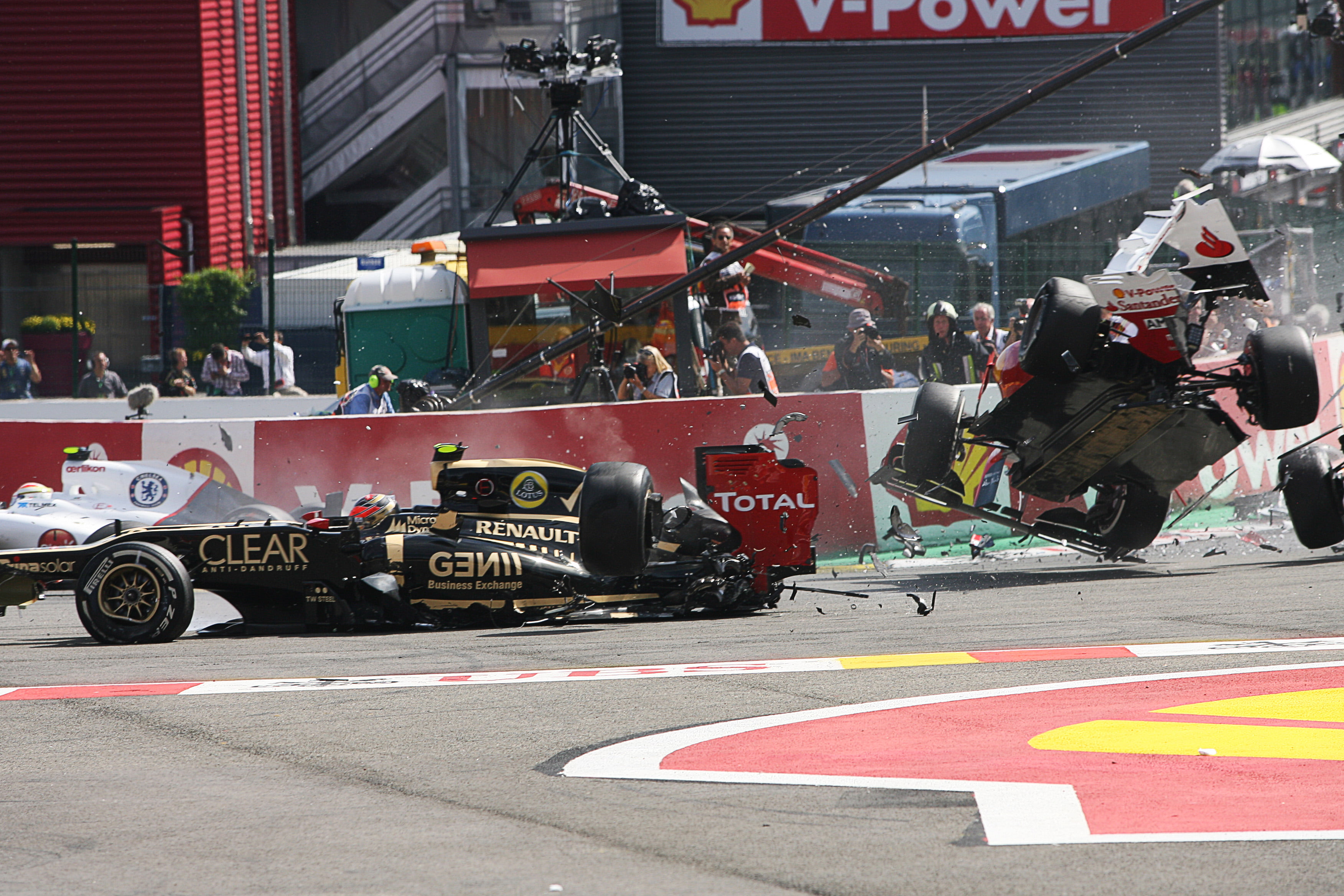 Grosjean één race geschorst