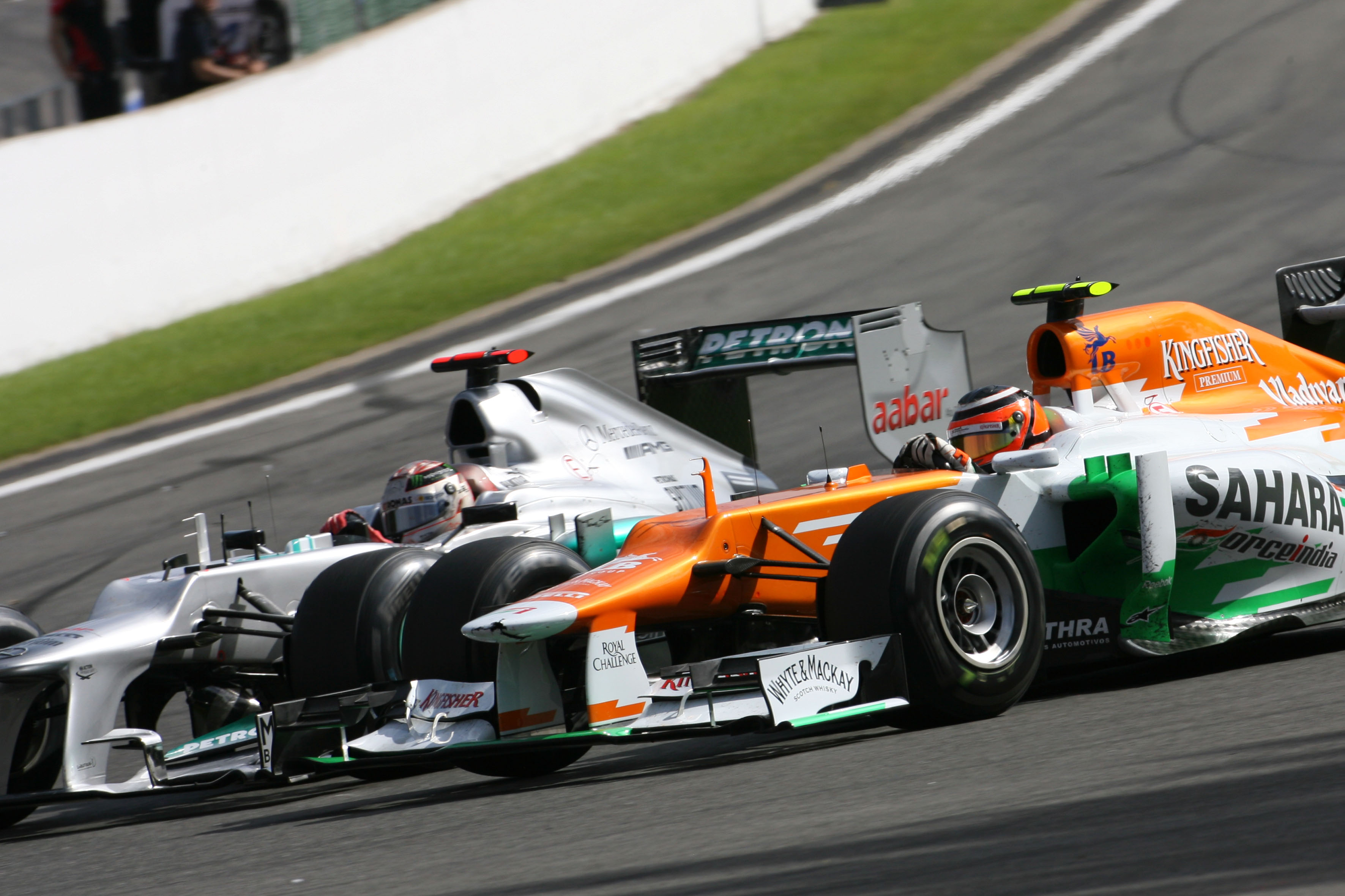 Schumacher baalt van terugval in race