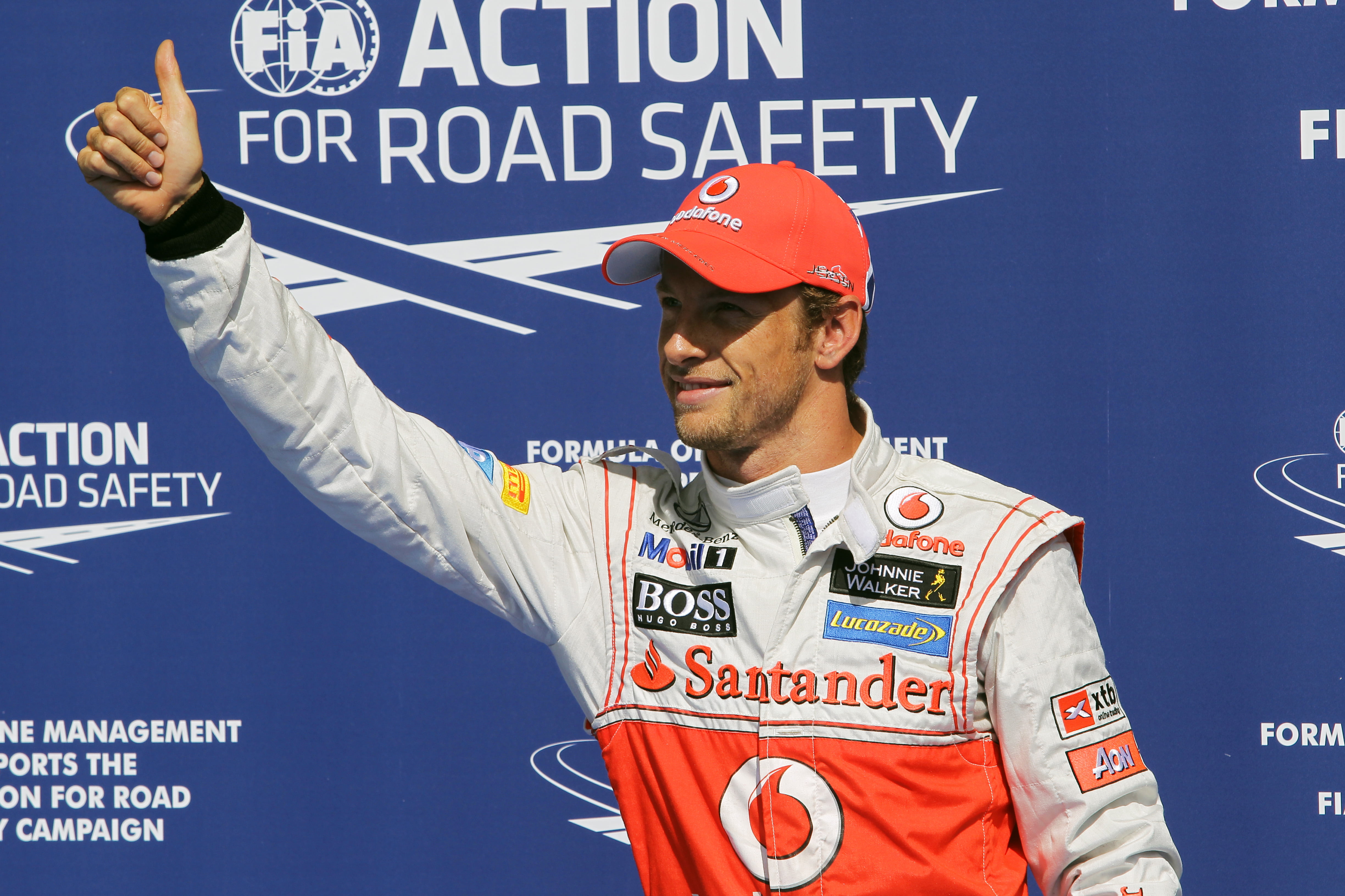 ‘Emotionele’ pole voor Button