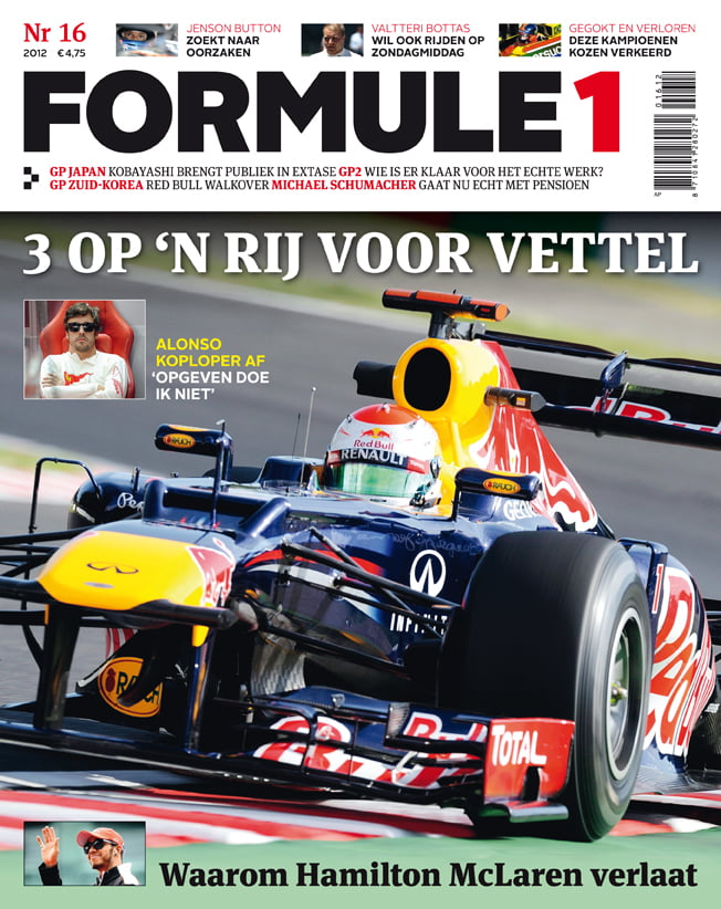 Formule 1 nr 16 is uit!