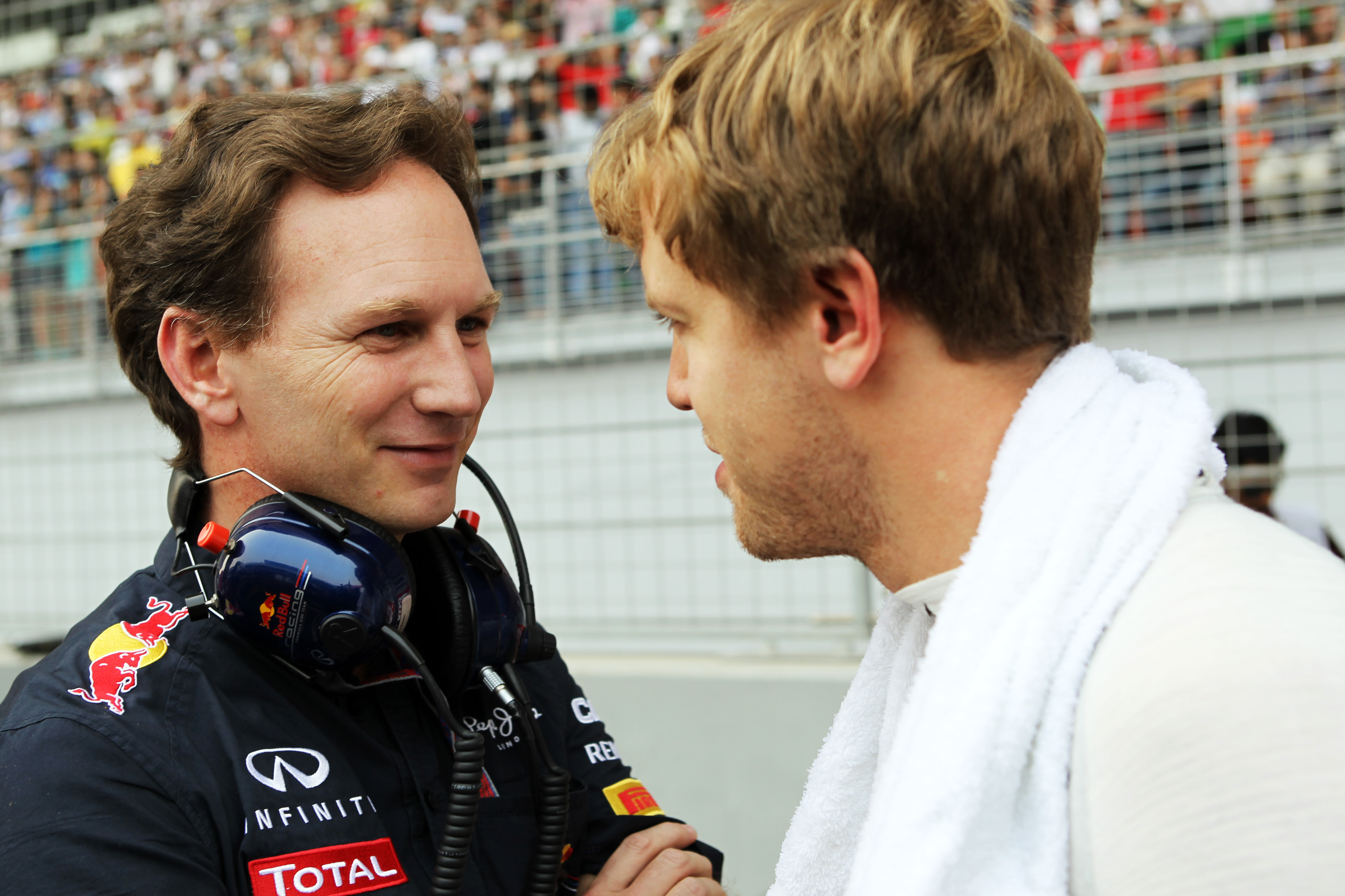 Christian Horner roemt veerkracht Sebastian Vettel