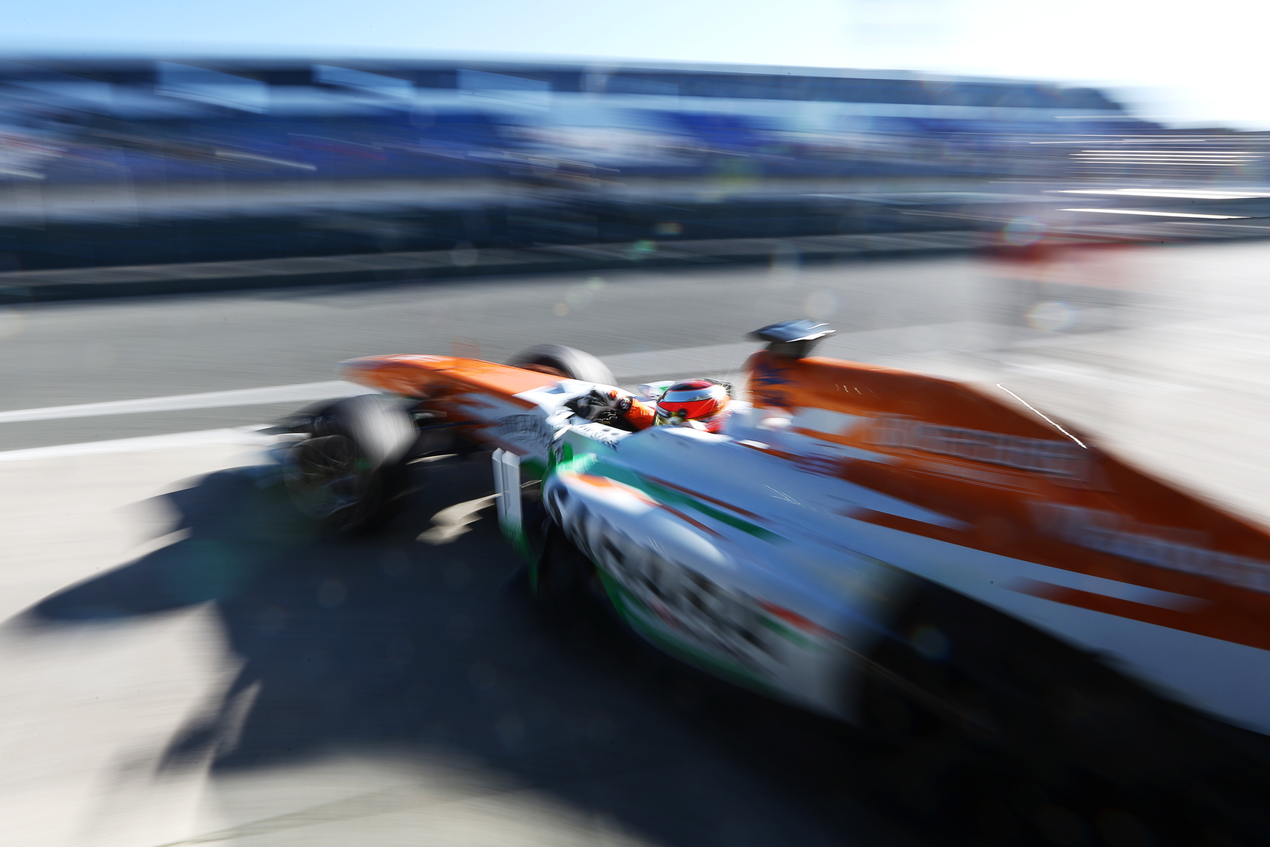 Force India test met Bianchi en Sutil