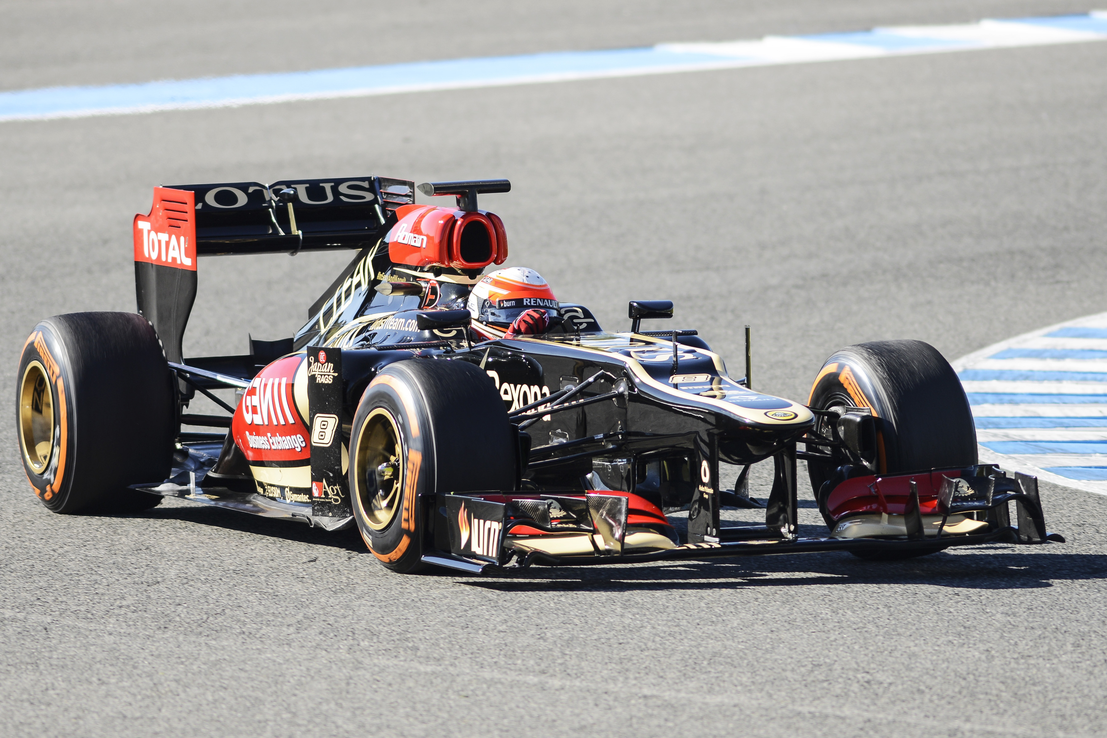 Testdag 2 Jerez – Grosjean snelste, Hamilton crasht