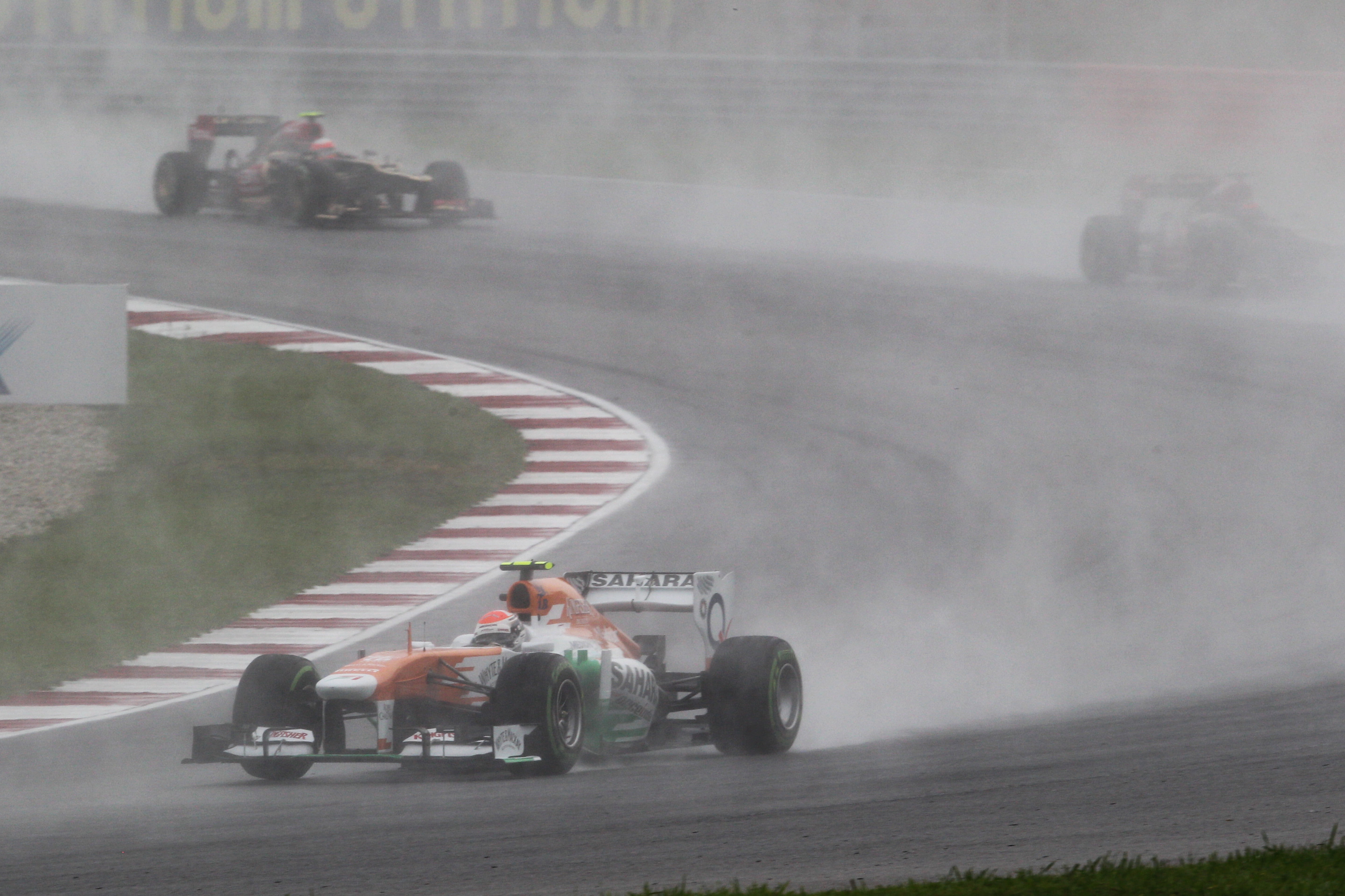 Contrast bij Force India is groot met vorige week