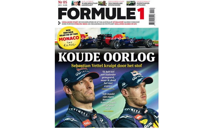 Formule 1 nr. 5 is uit!