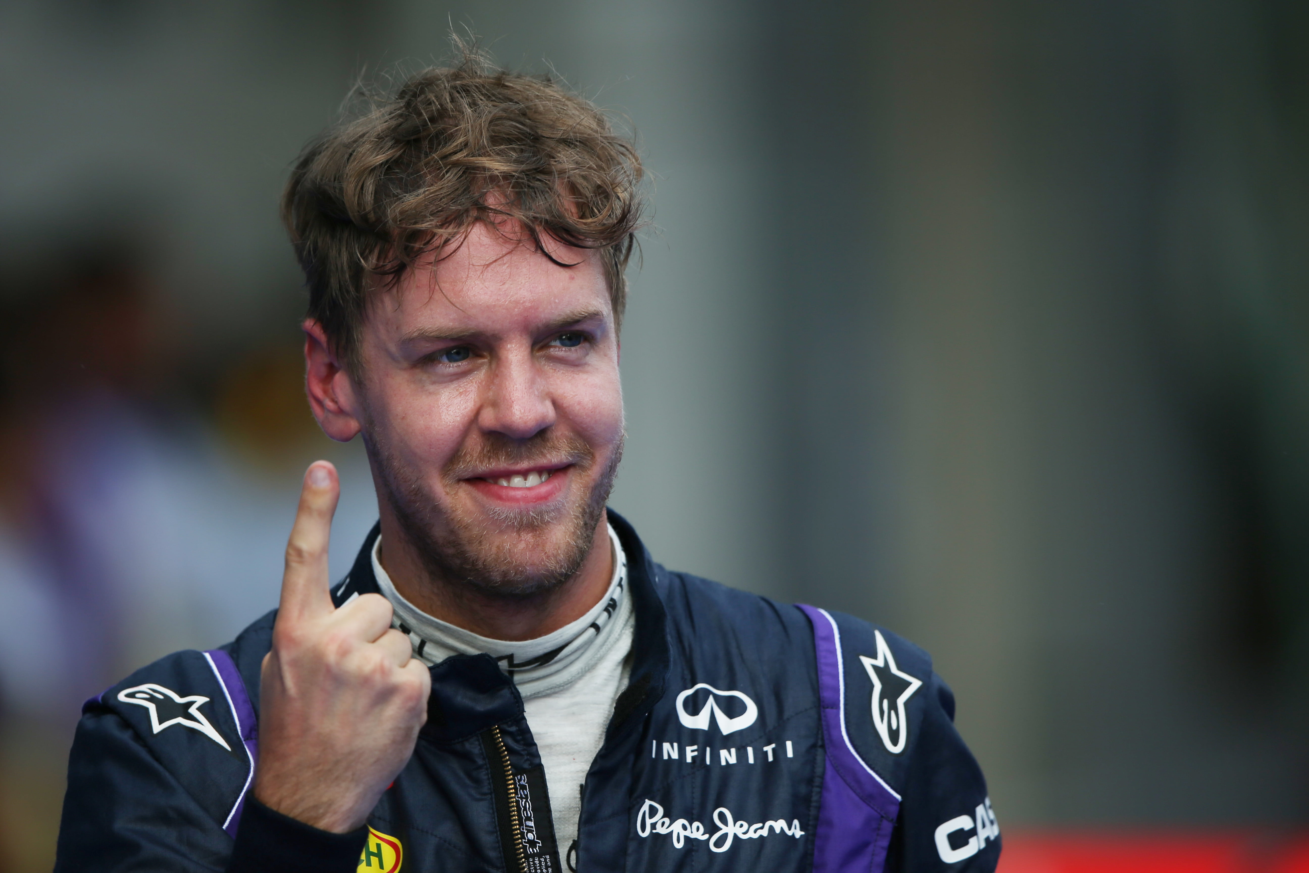 Vettel: ‘Weet niet of dit op droge baan was gelukt’