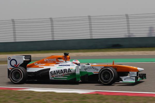 Force India hoopvol over puntenfinish