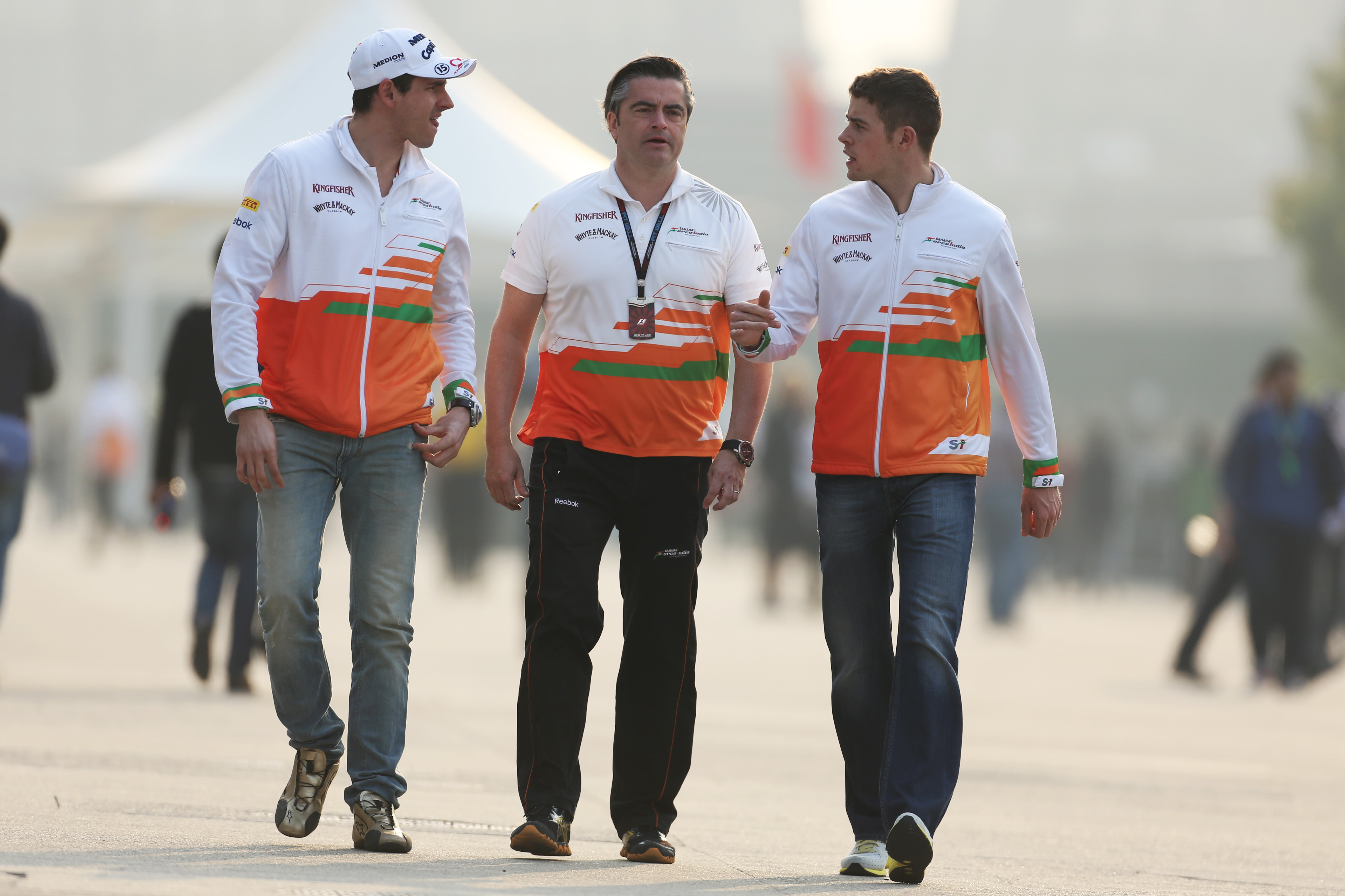 Force India gaat met coureurs spreken over touché