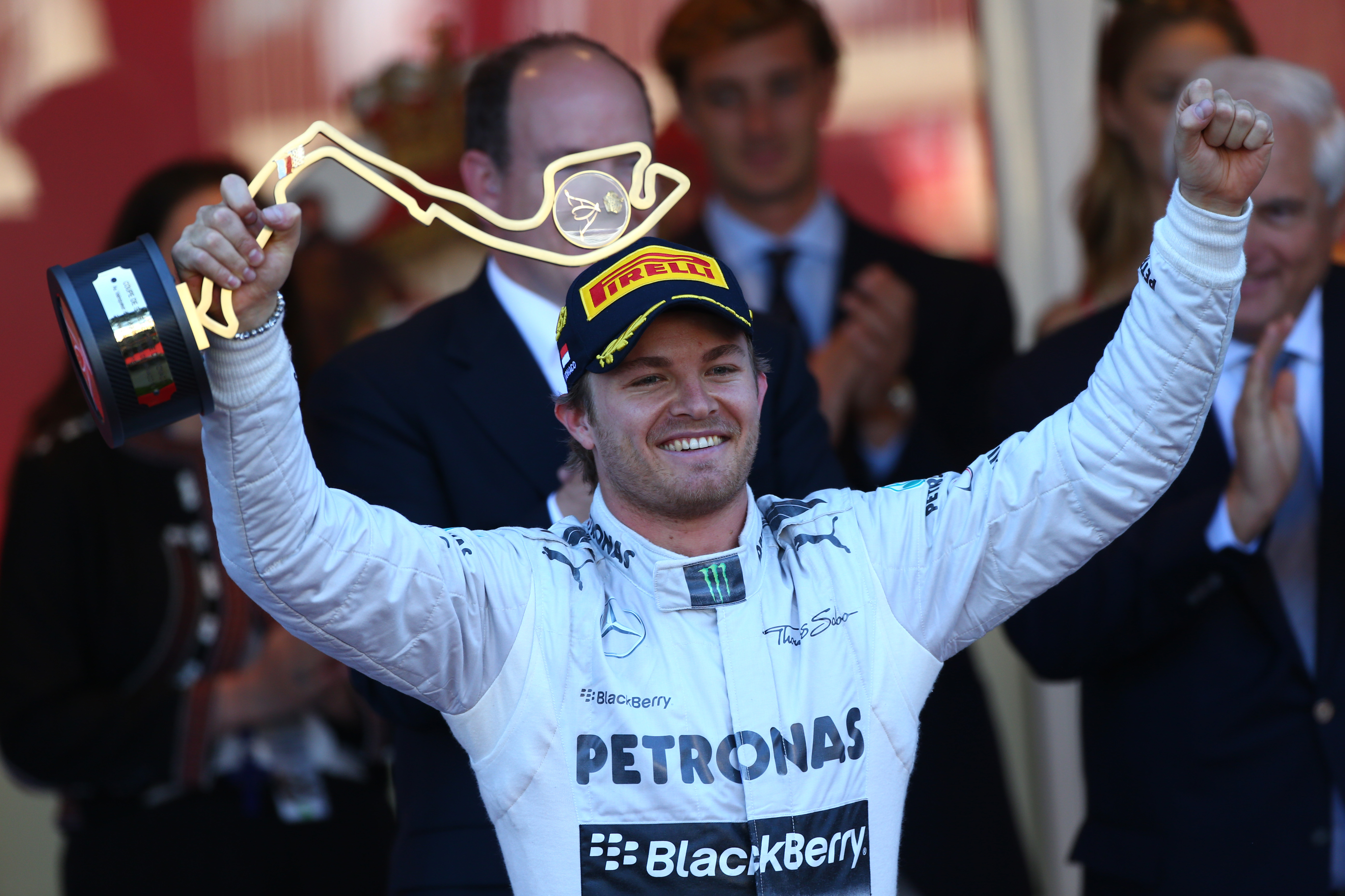 Nico Rosberg euforisch na zege in thuisrace