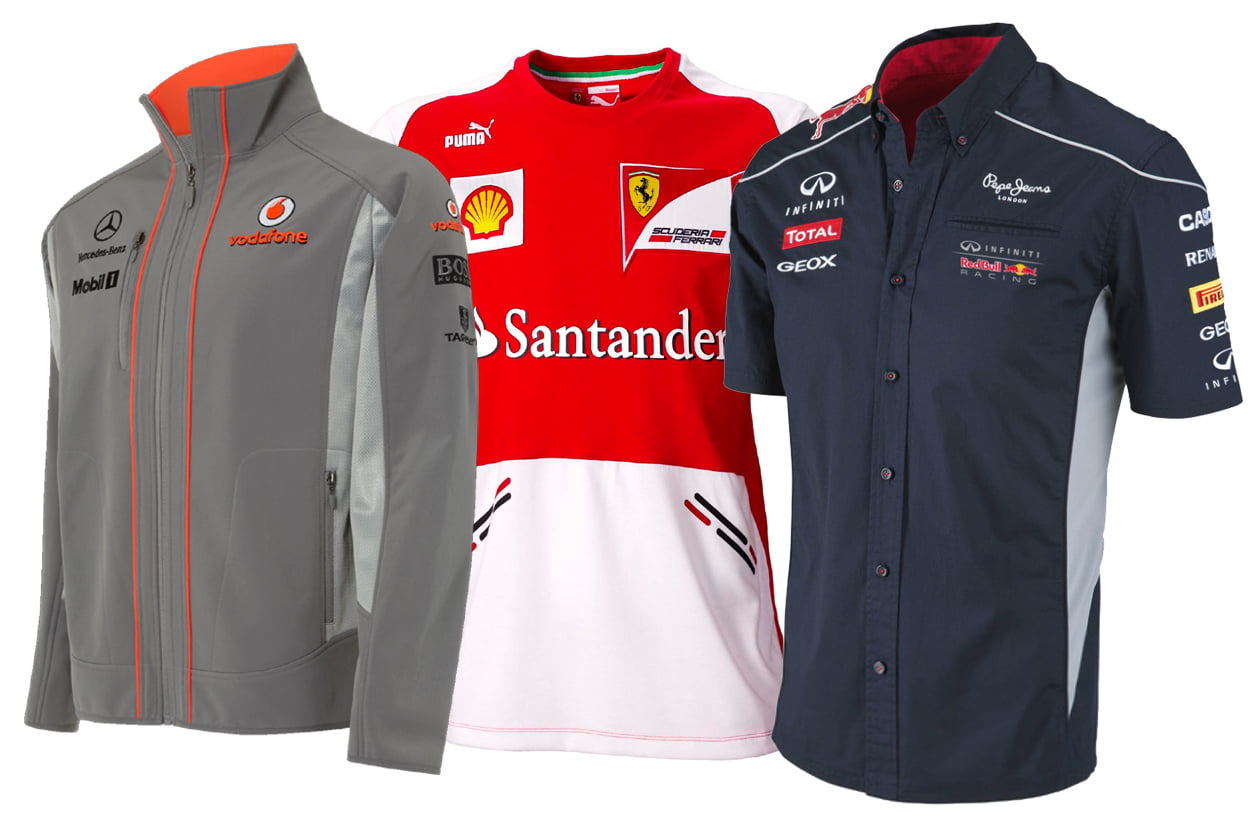 Vermeend pepermunt Lotsbestemming Bestel de nieuwe 2013 kleding en petjes in de shop! - Formule1.nl