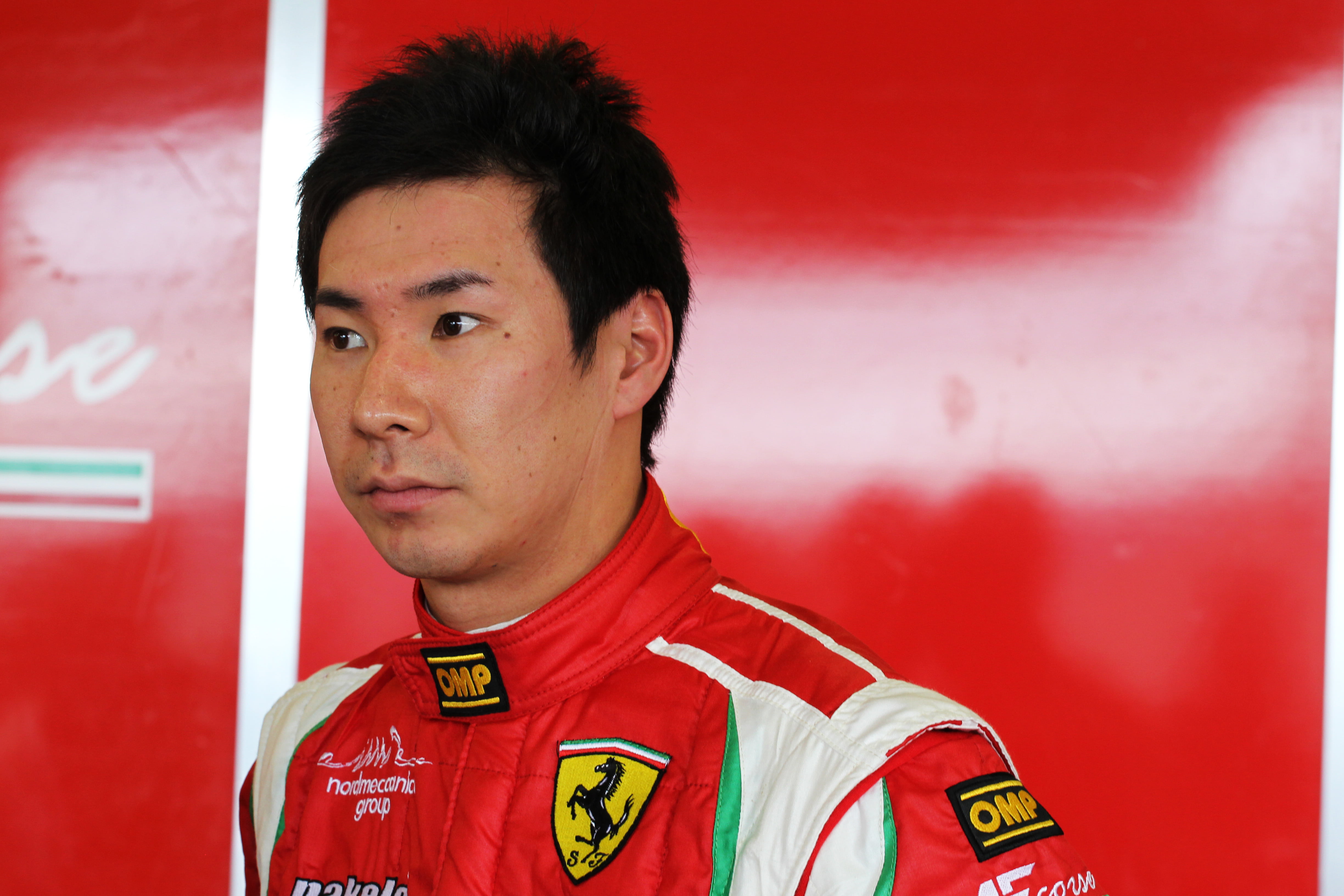 Kobayashi heeft oude Ferrari getest