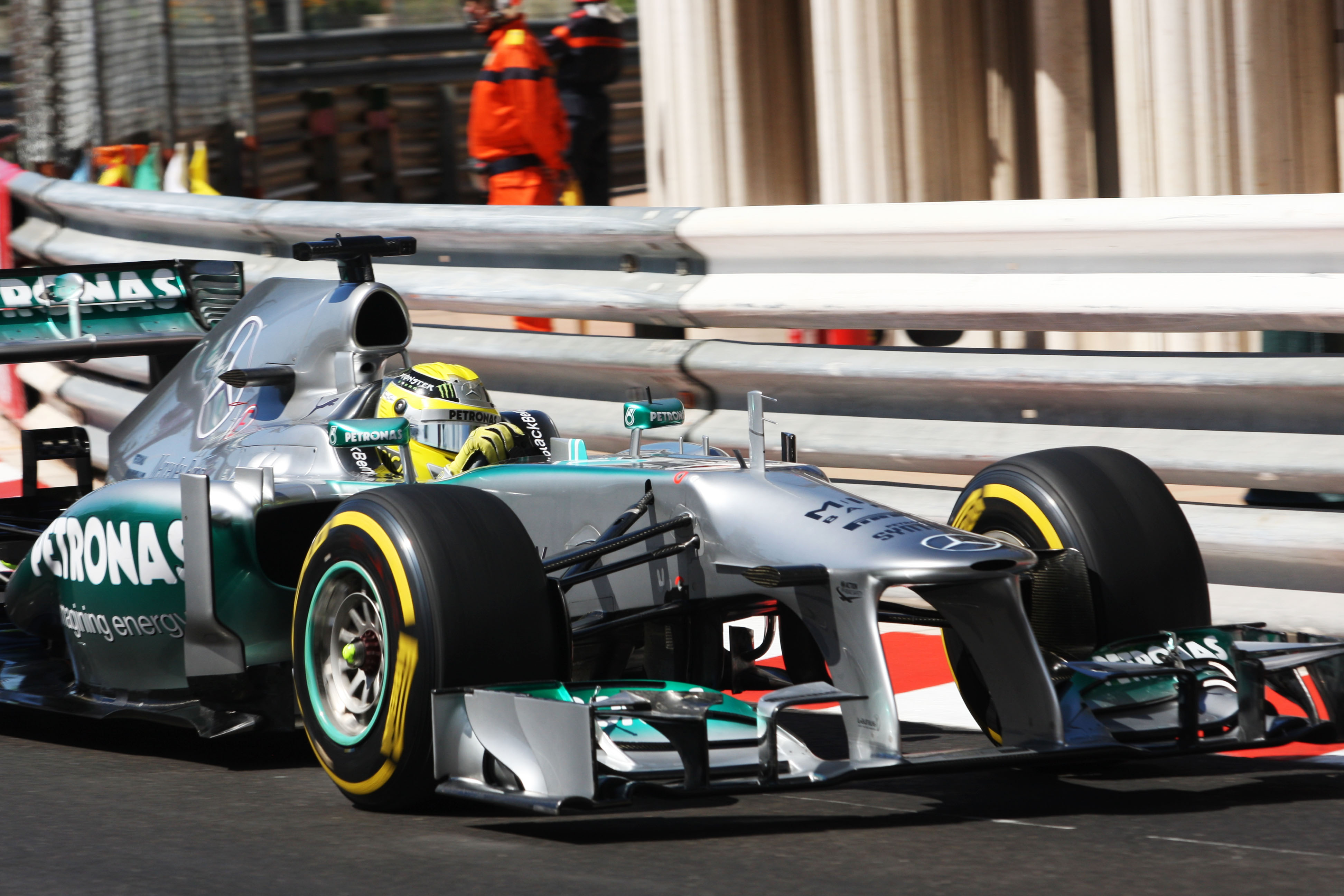 Kwalificatie: Derde poleposition op rij voor Rosberg