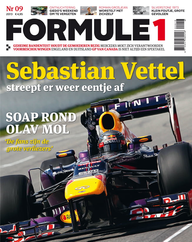 Formule 1 nr. 9 is uit!