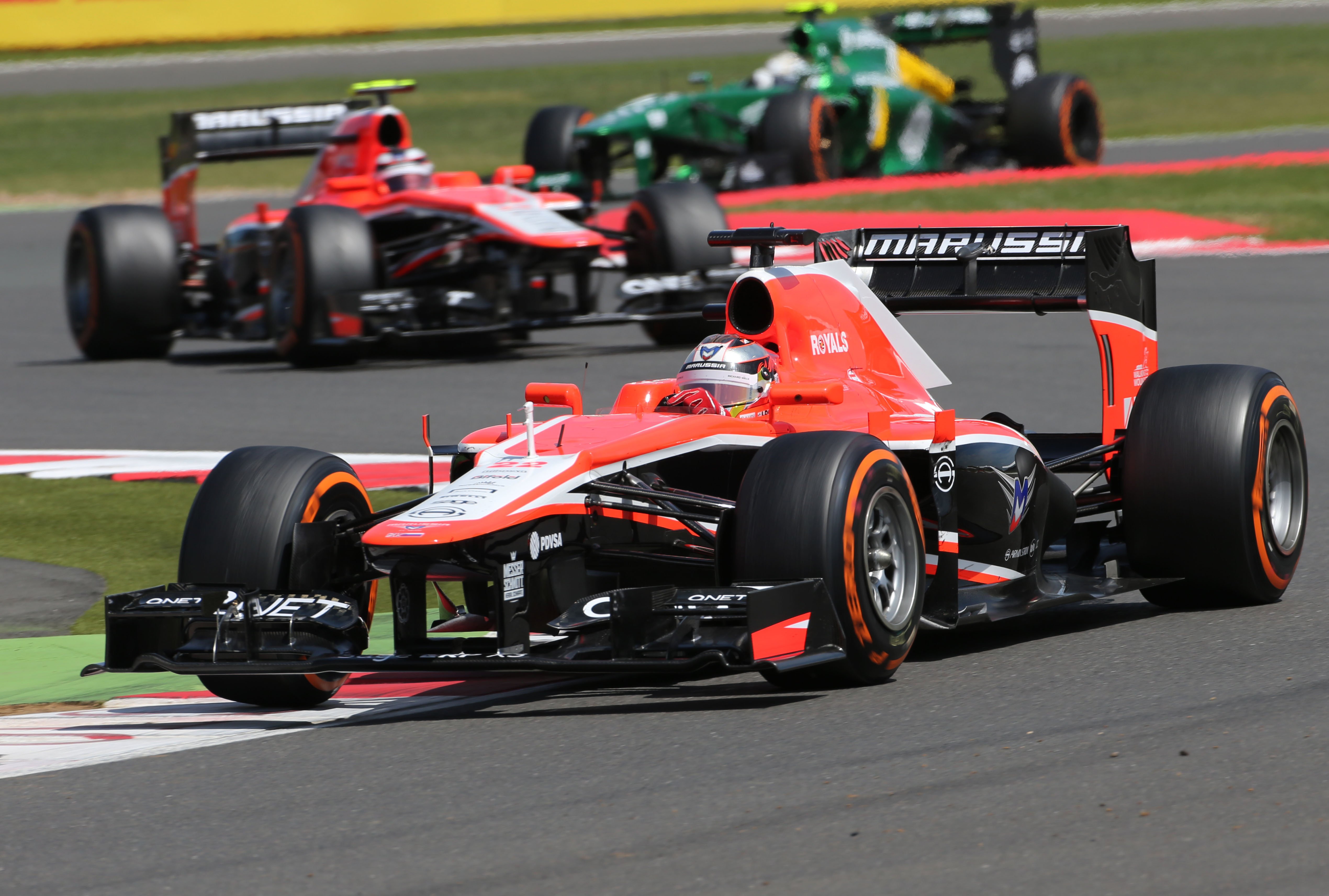 Marussia’s eindigen in Caterham sandwich