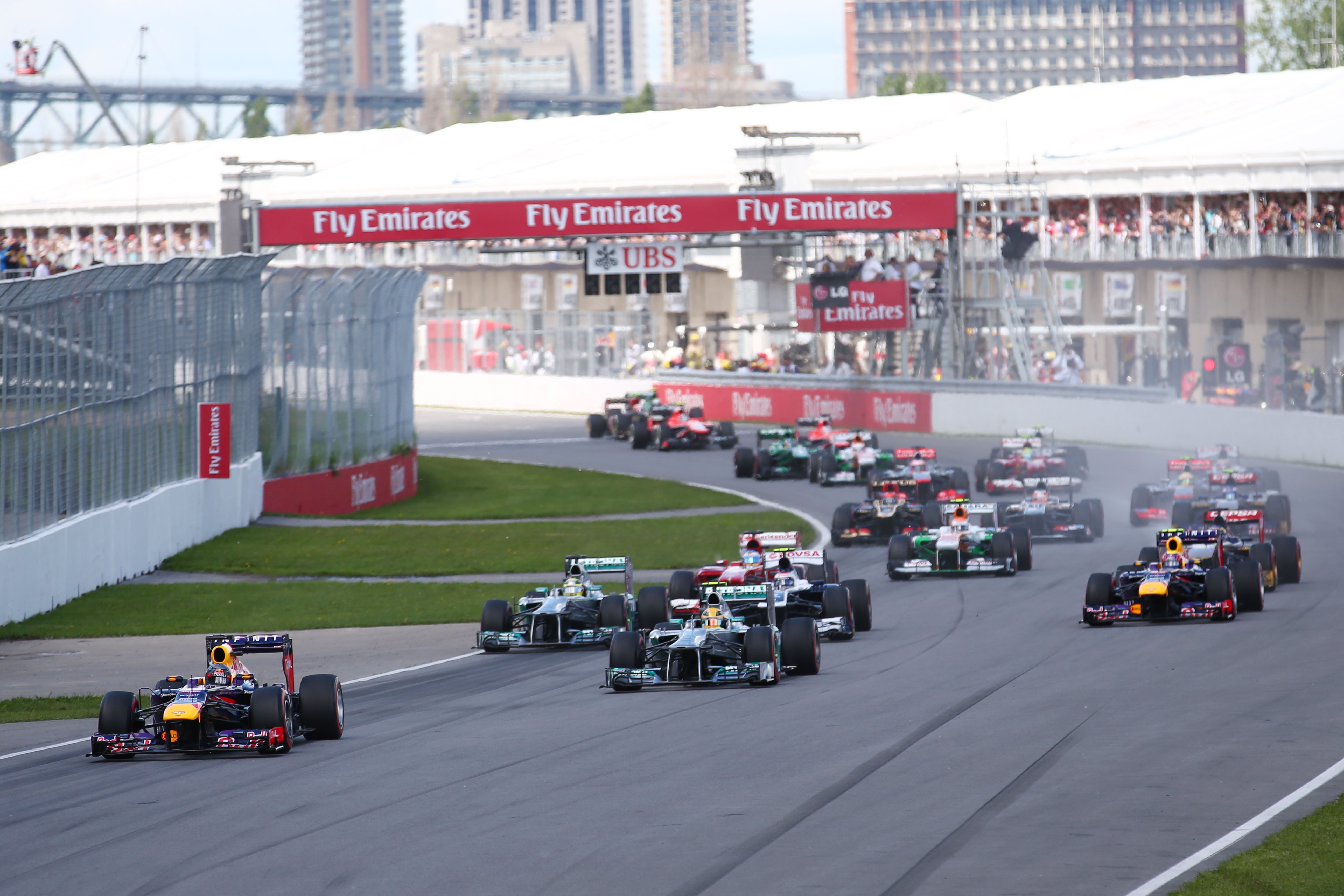 WK-stand na Grand Prix van Canada