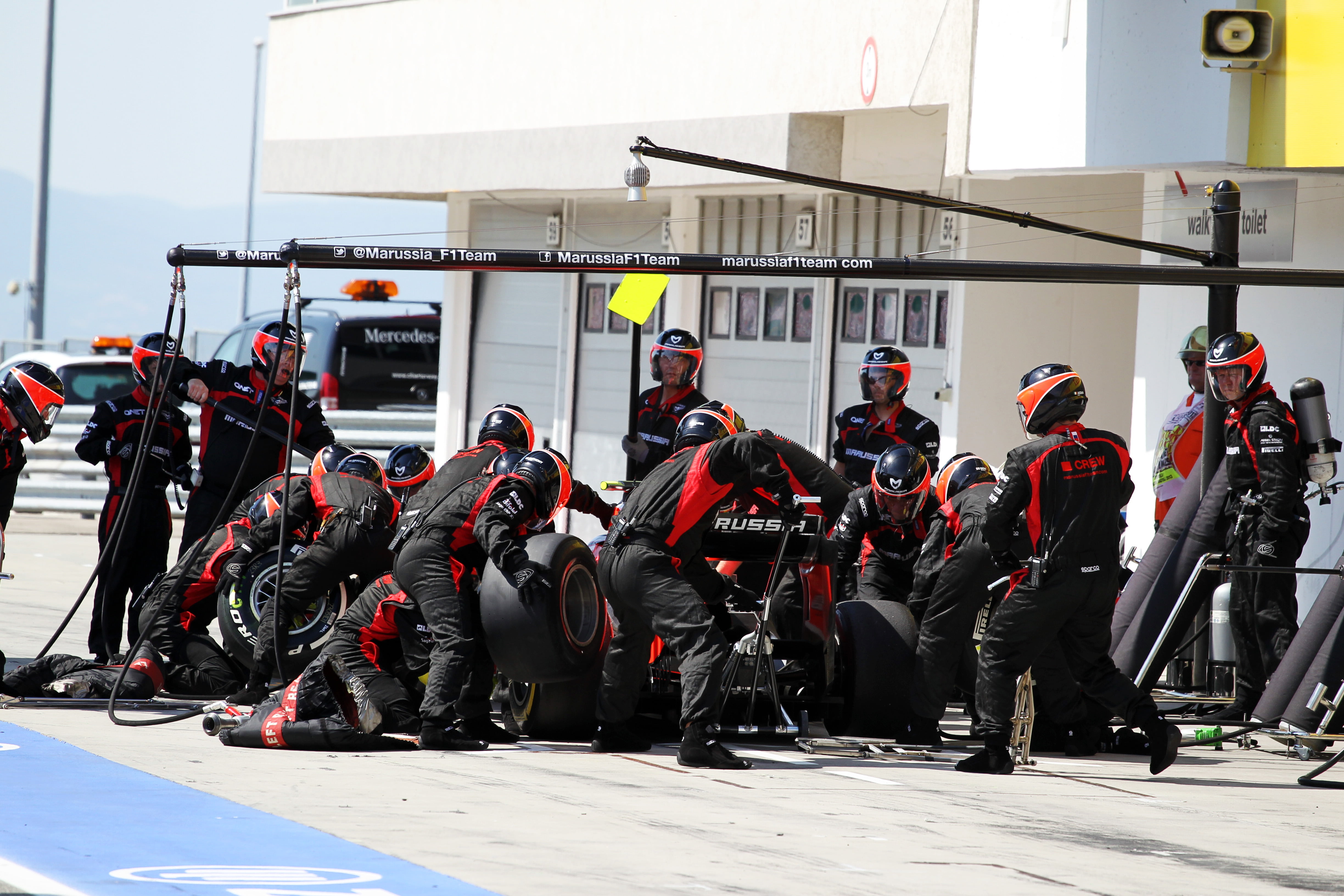 Bij Marussia gaan alleen de pitstops snel