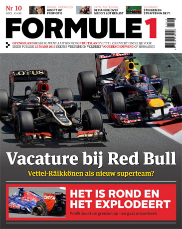 Formule 1 nr. 10 is uit!