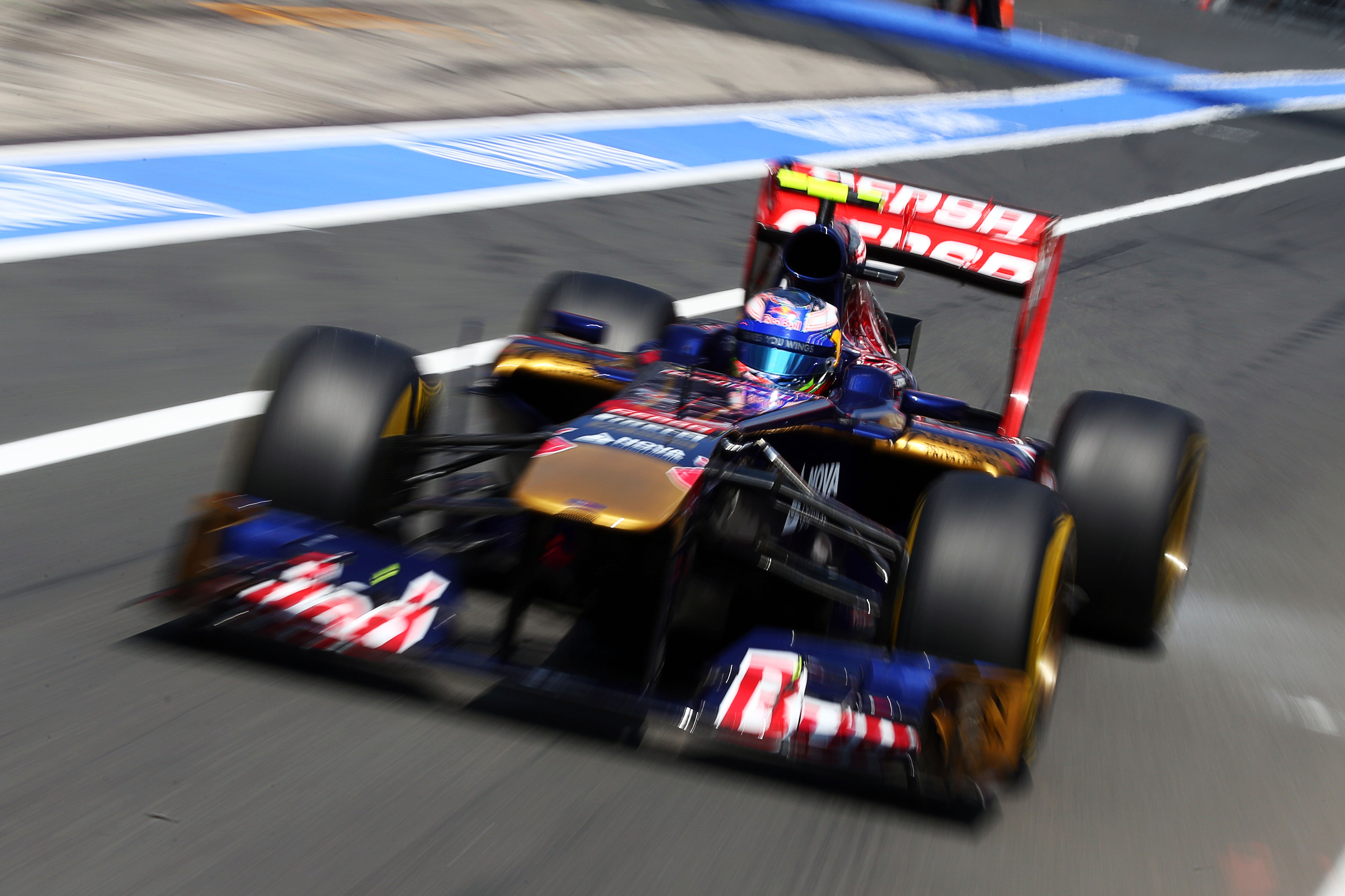 Toro Rosso-coureurs staan ver uit elkaar