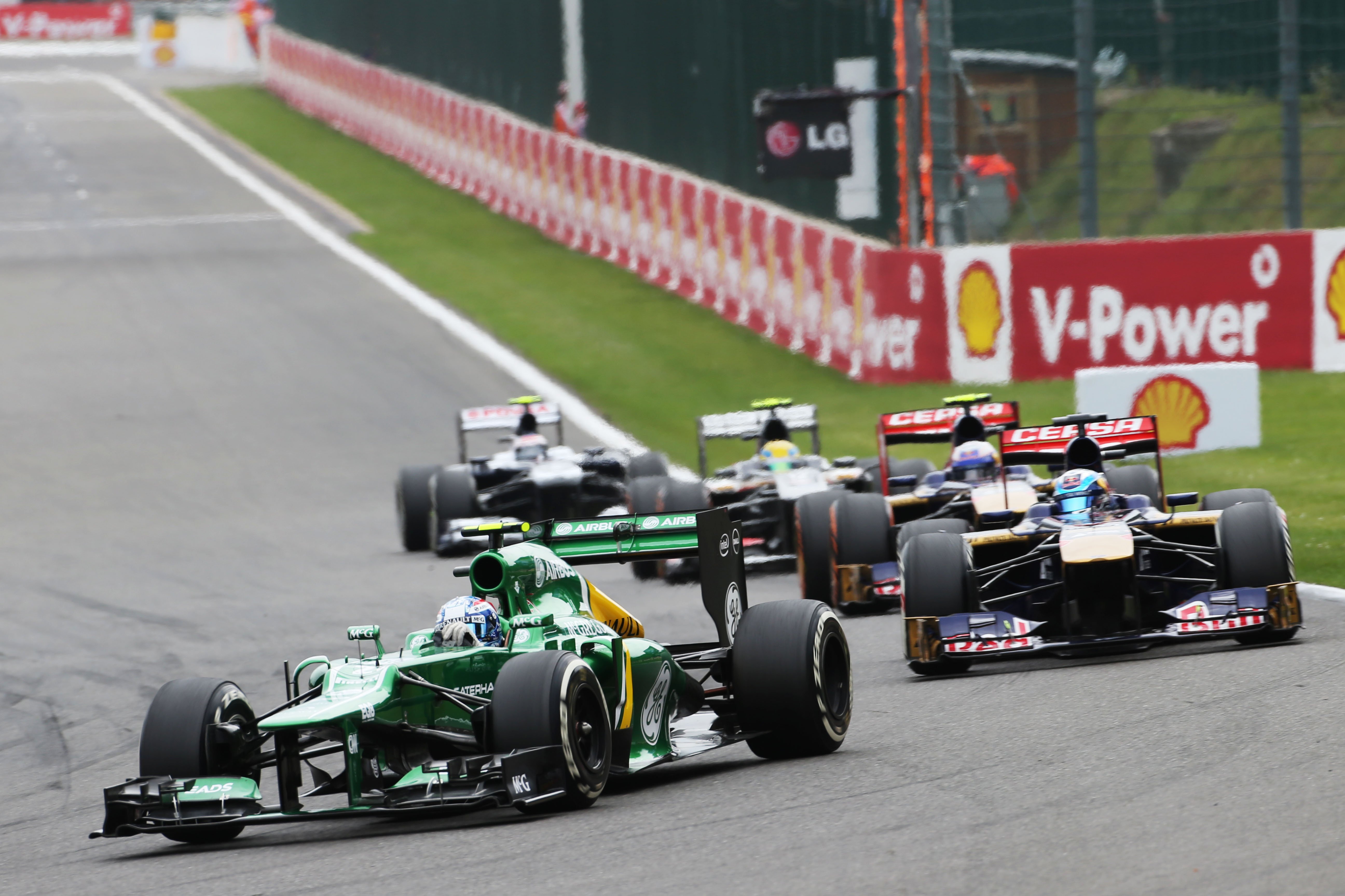 Van der Garde finisht in Spa voor Maldonado