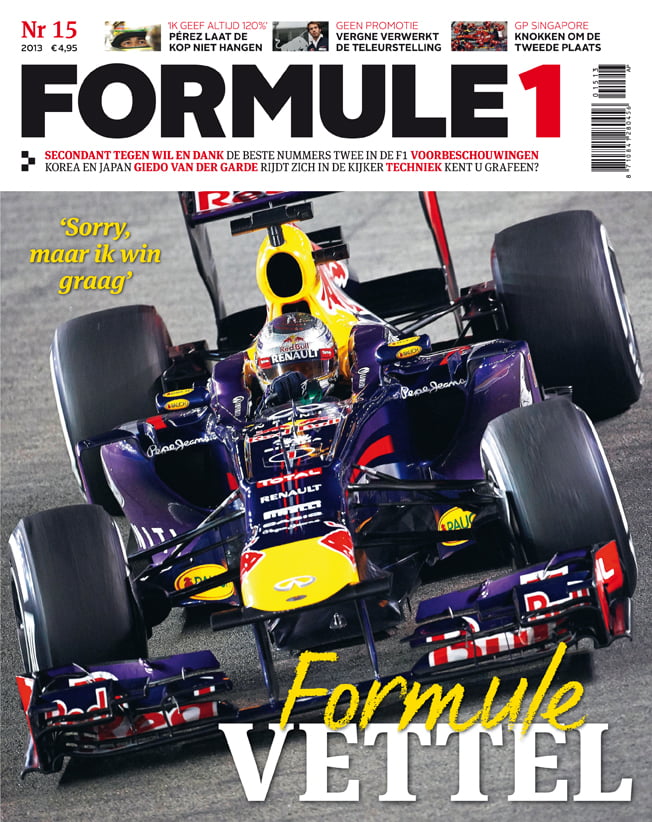 Formule 1 nr. 15 is uit!