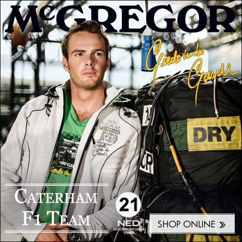 McGregor wintercollectie Caterham F1-Team by Giedo van der Garde