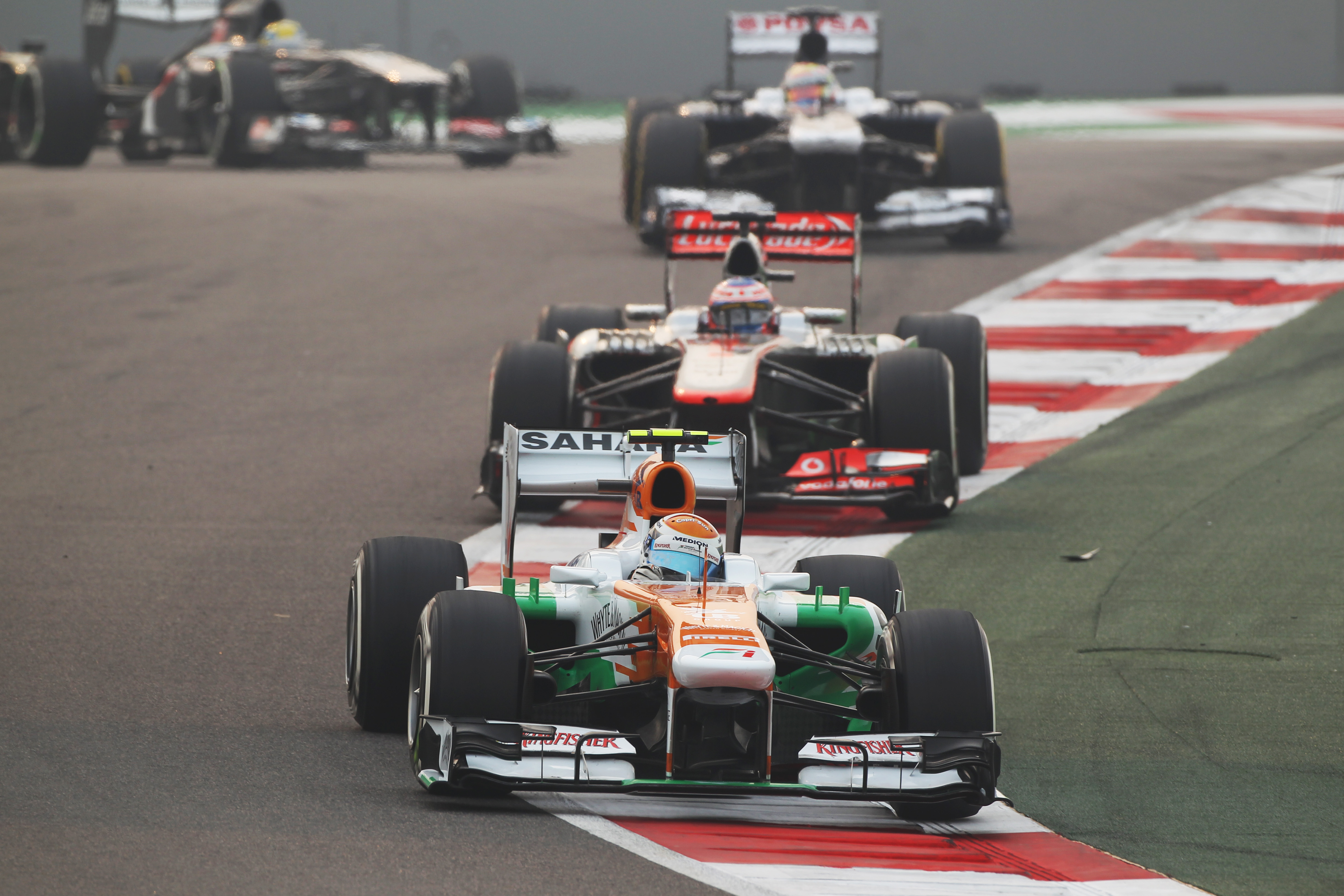 Force India pakt zes punten in thuisrace