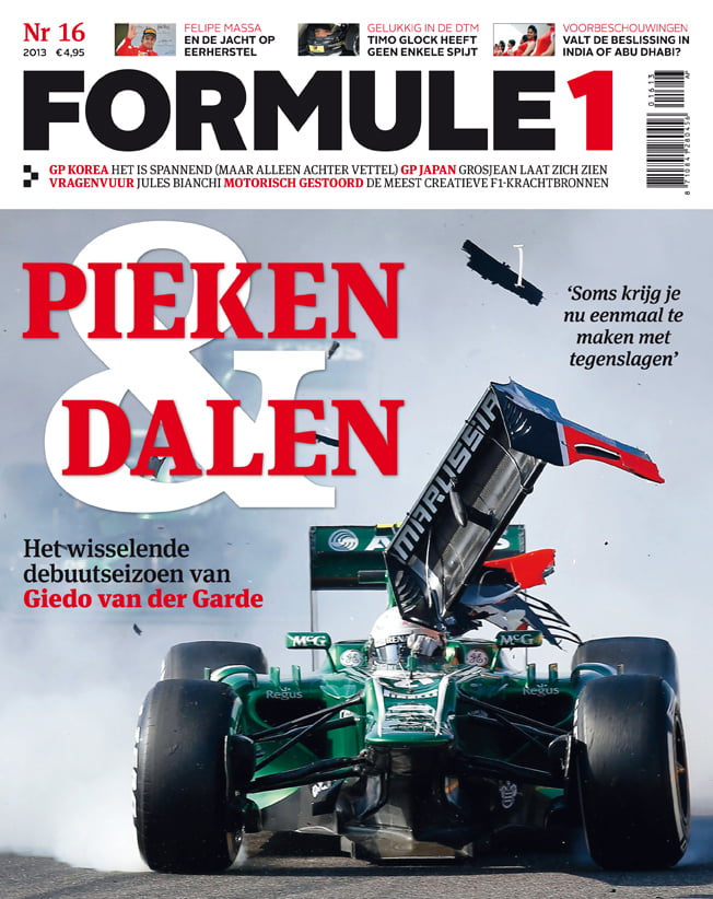 Formule 1 nr. 16 is uit!