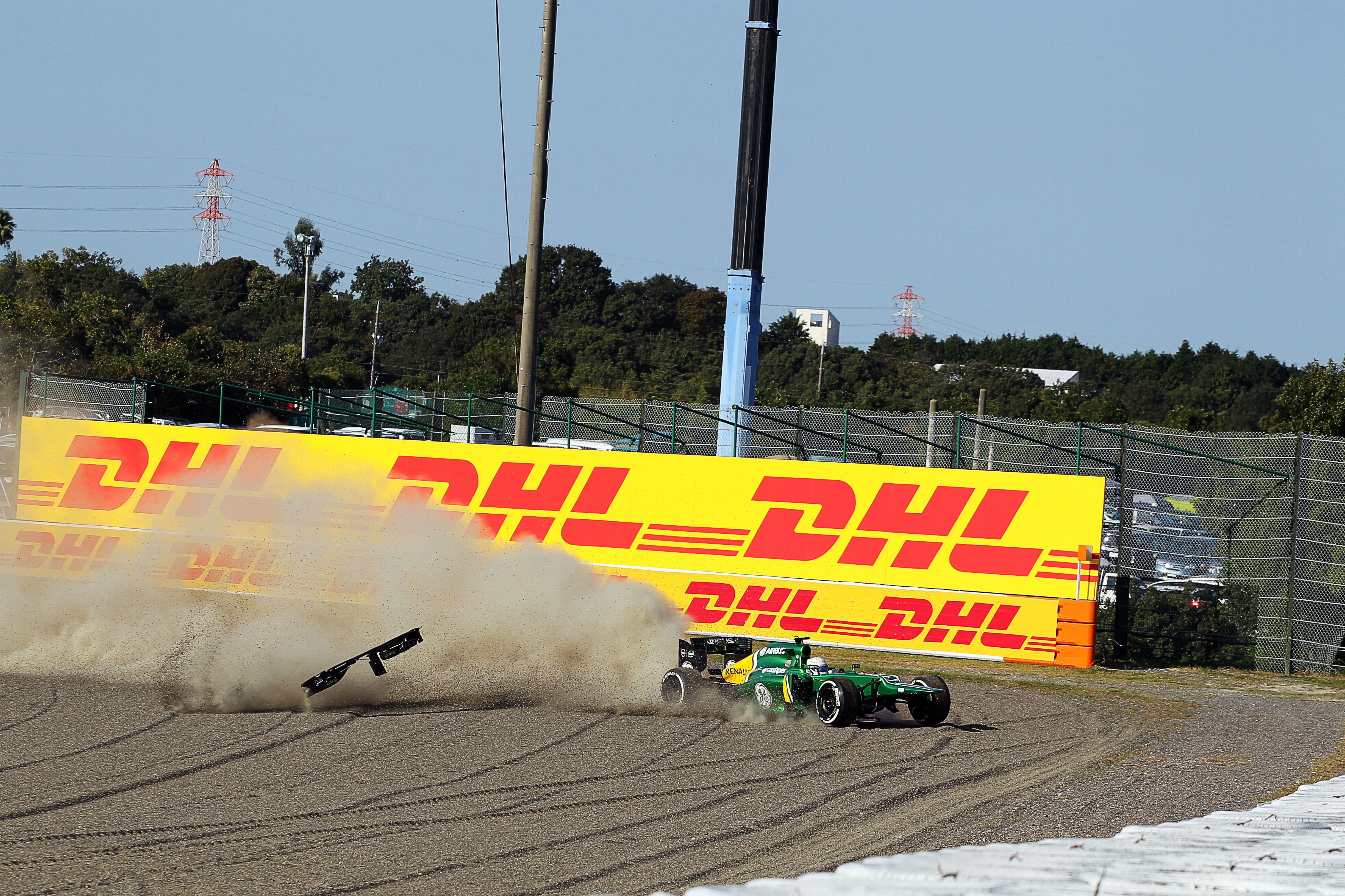 Van der Garde strandt in de eerste bocht