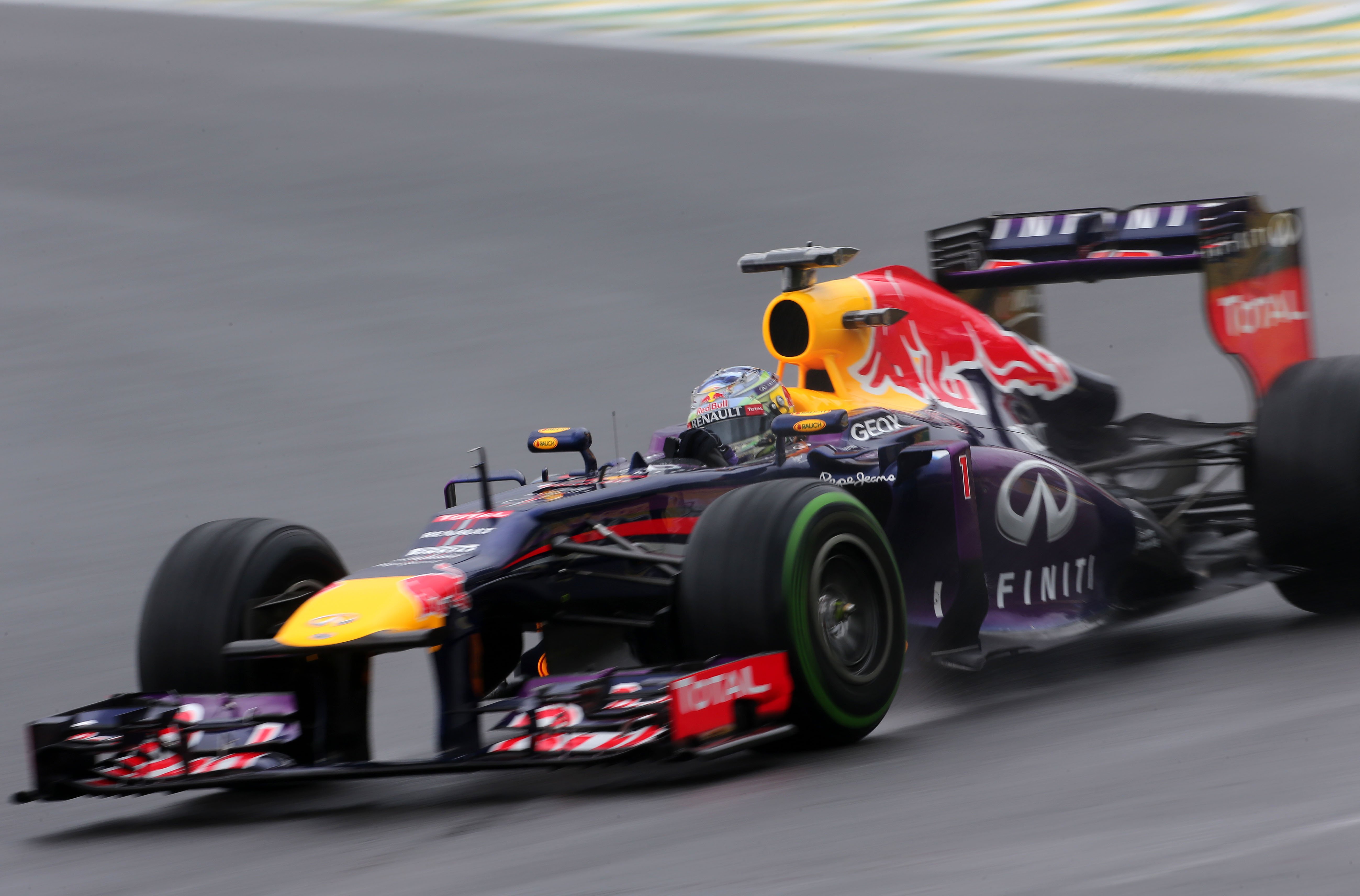 Red Bull test en spaart banden