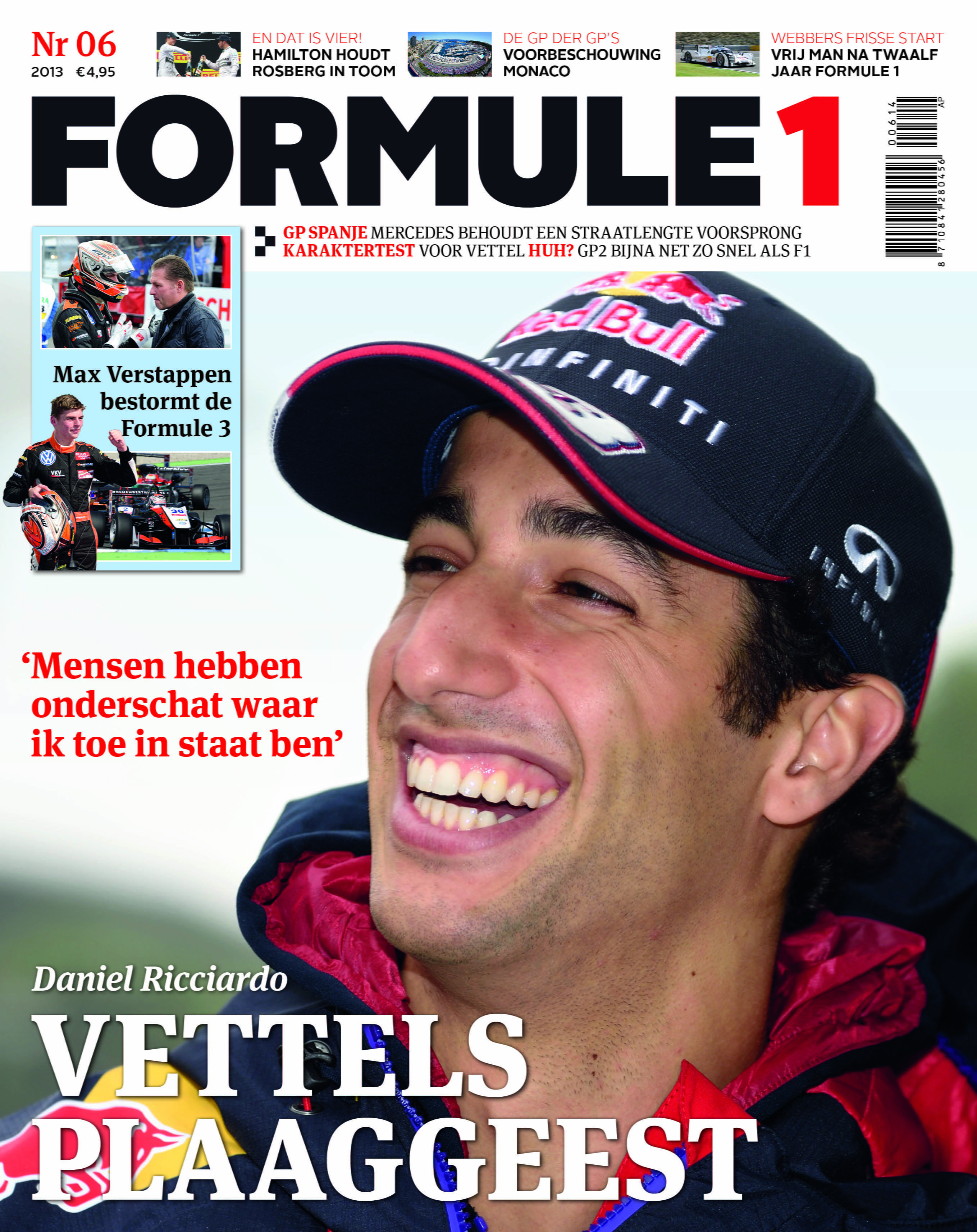 Formule 1 nr. 6 is uit!