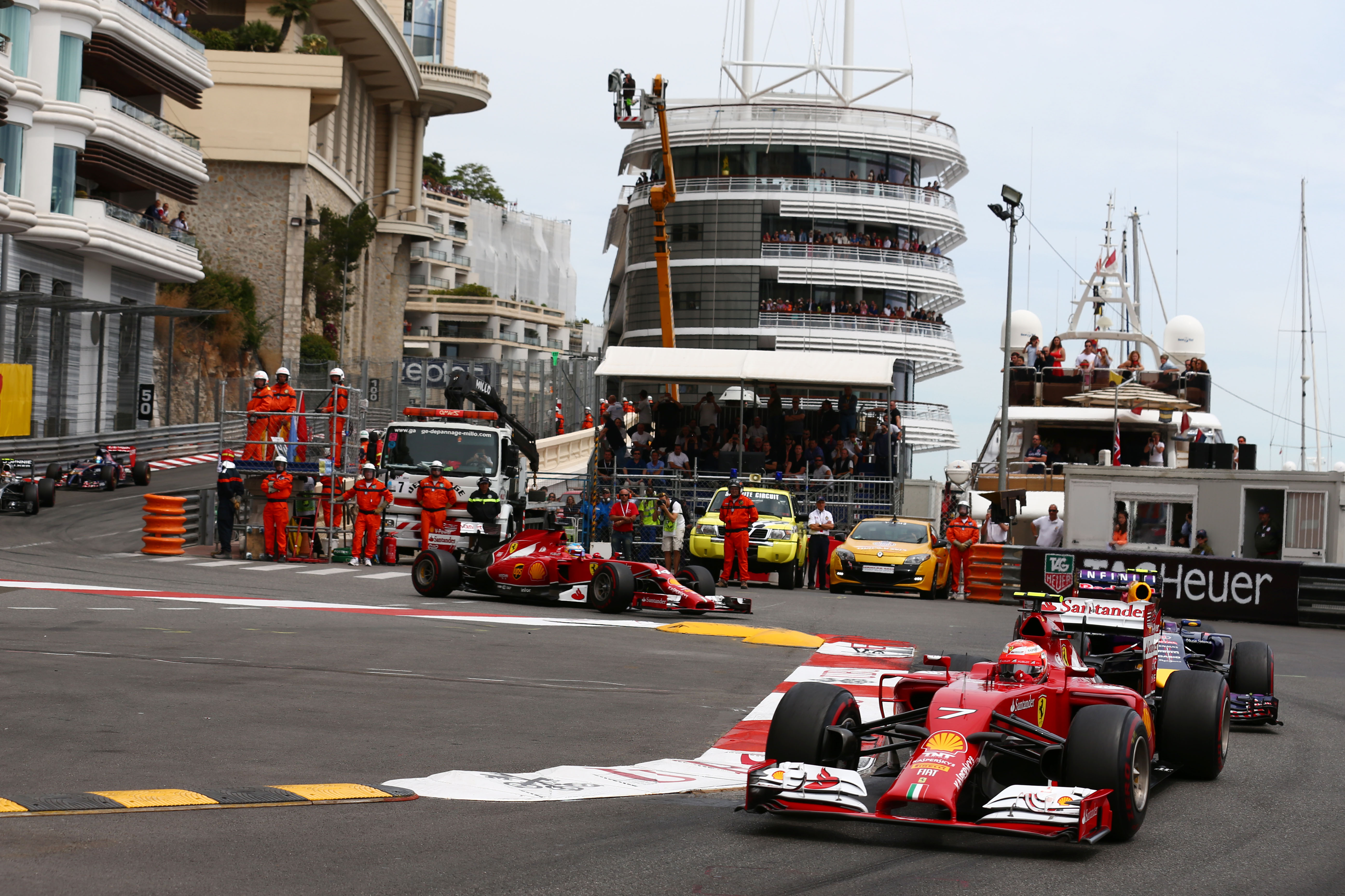 Ferrari moet het met de vierde plek doen in Monaco